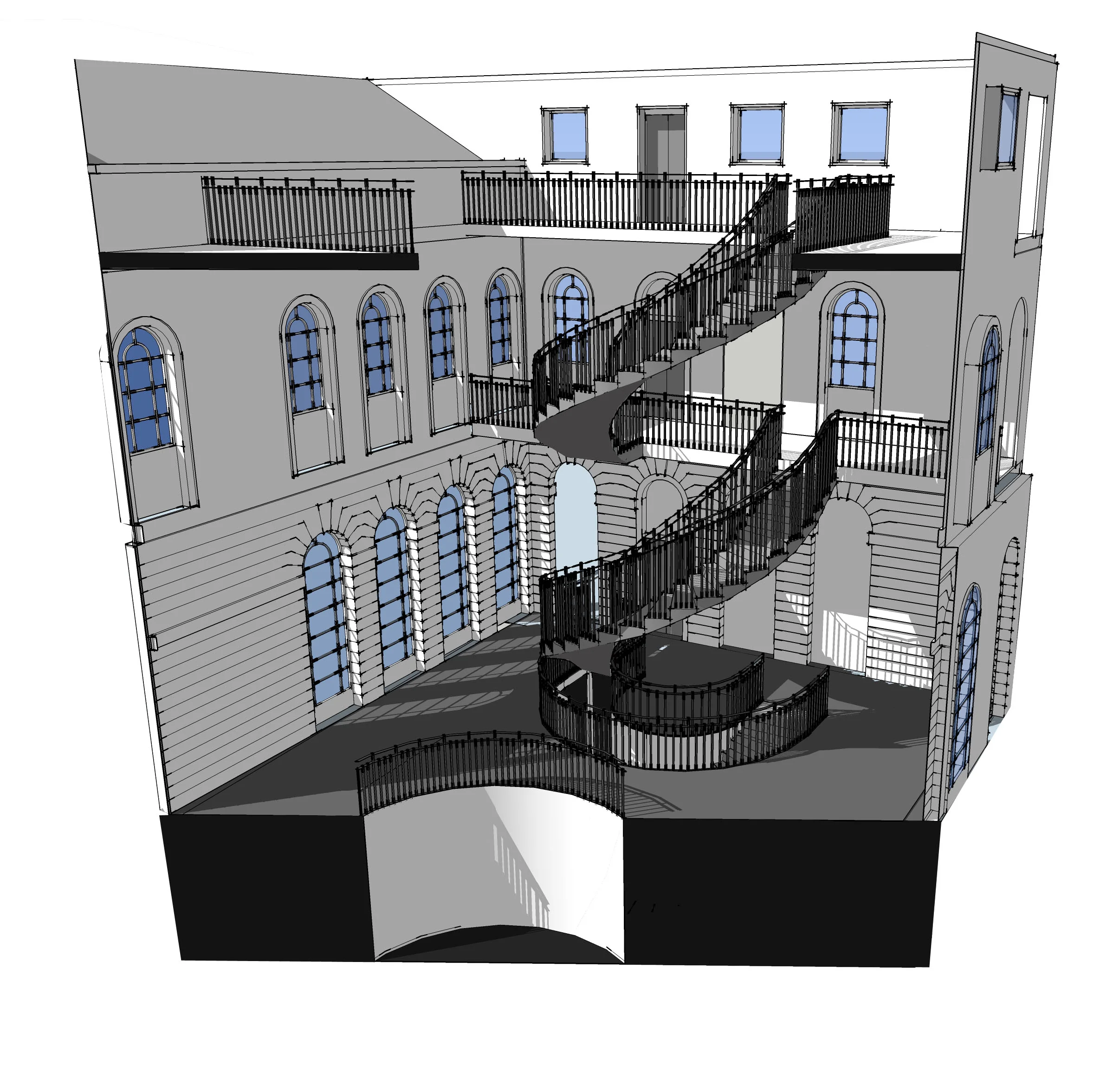 Sundridge Courtyard - Railings 1.jpg
