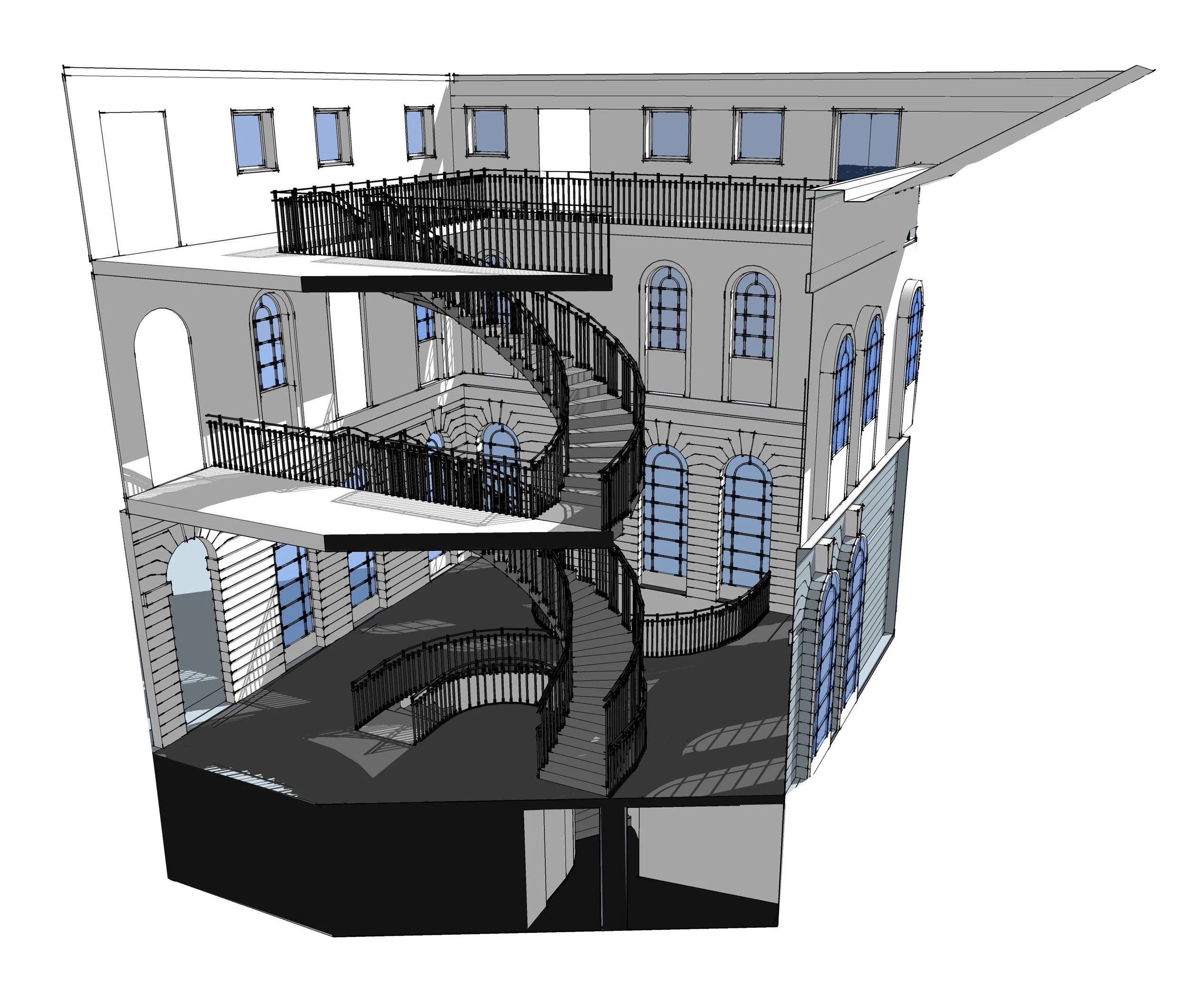 Sundridge Courtyard - Railings 2.jpg