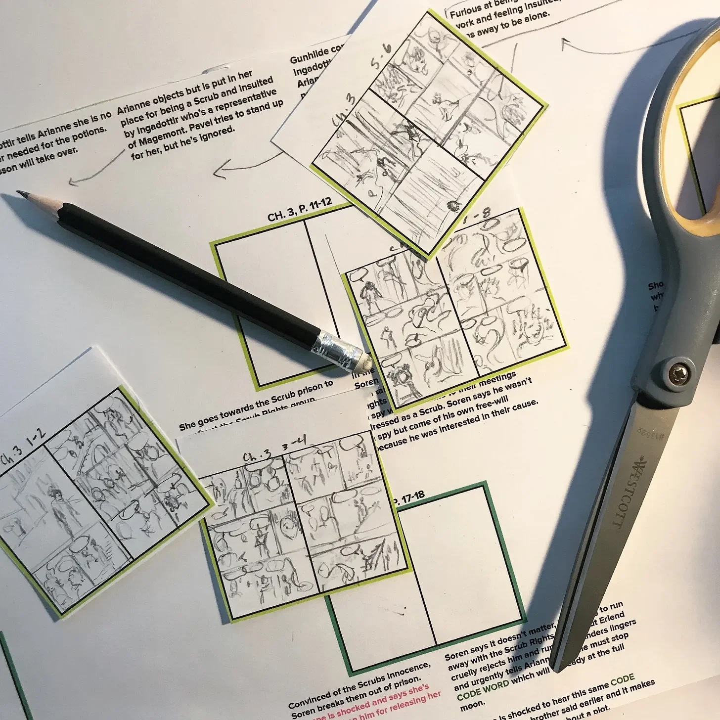 How Tiny Thumbnail Drawings Transformed My Graphic Novel Process — K ...