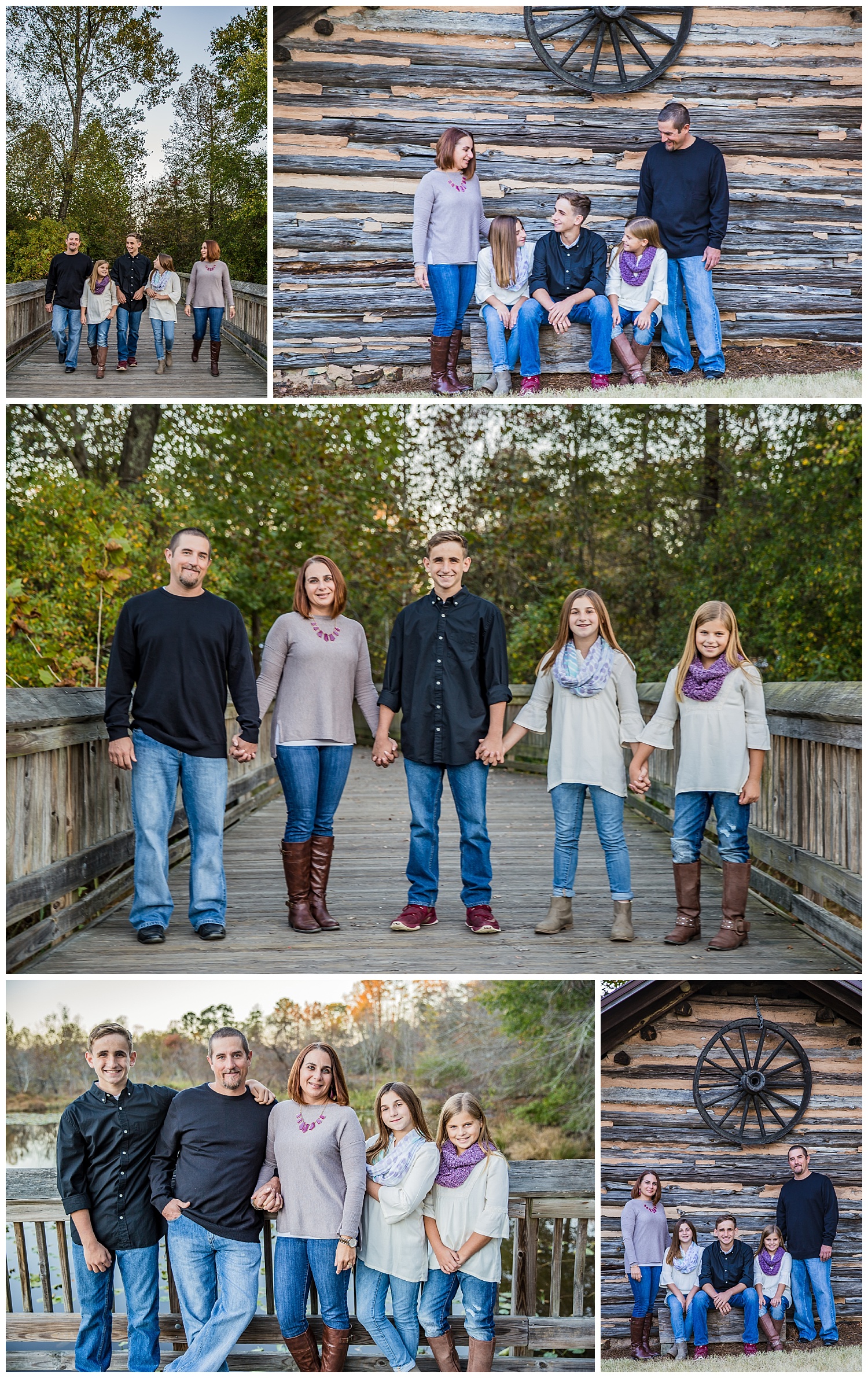 Yates Mill Park Family Portraits