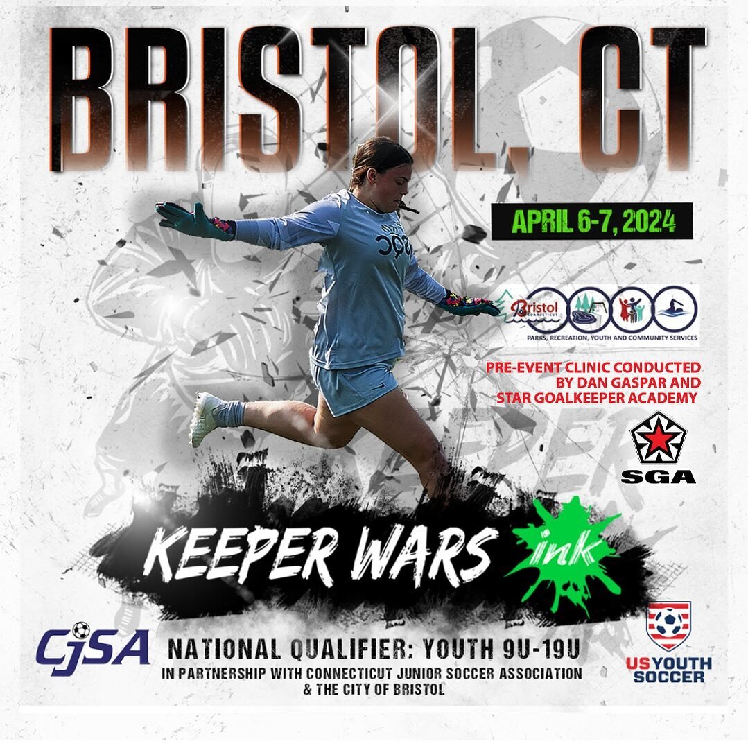 SGA is delighted to announce we will collaborate with Keeper Wars Inc. Powerful goalkeeper combination!

Click on the link to register and use this code SGA10 for a discount.

SGA will conduct a pre-event goalkeeper clinic Friday, April 5th from 5Pm 