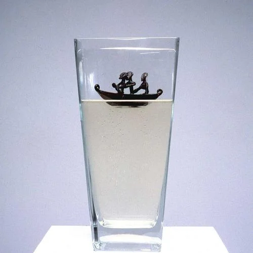 Bronze, 6.3" x 6.3" x 12.2"