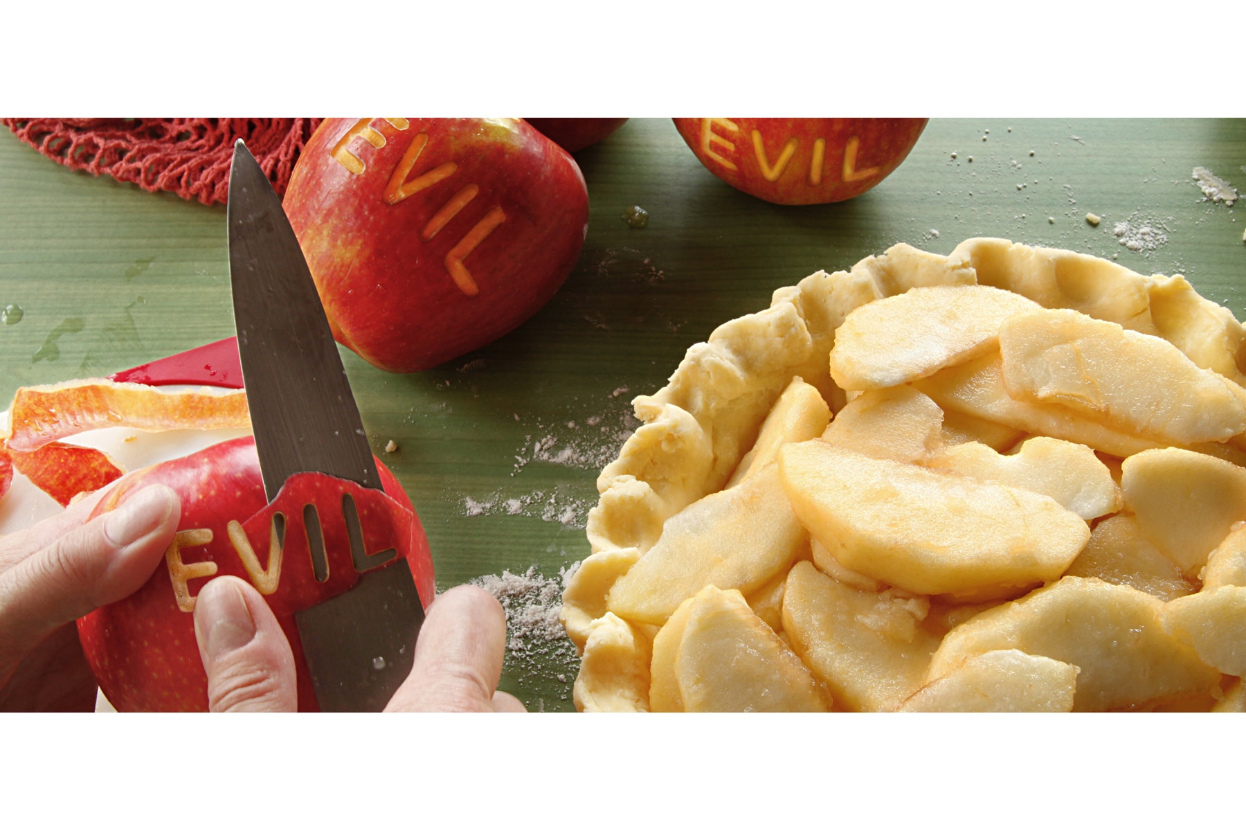 Evil Apple Pie Peel