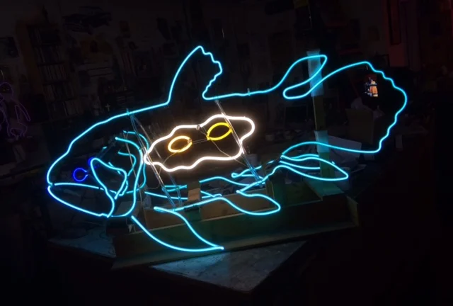 Coelacanth with Fried Eggs