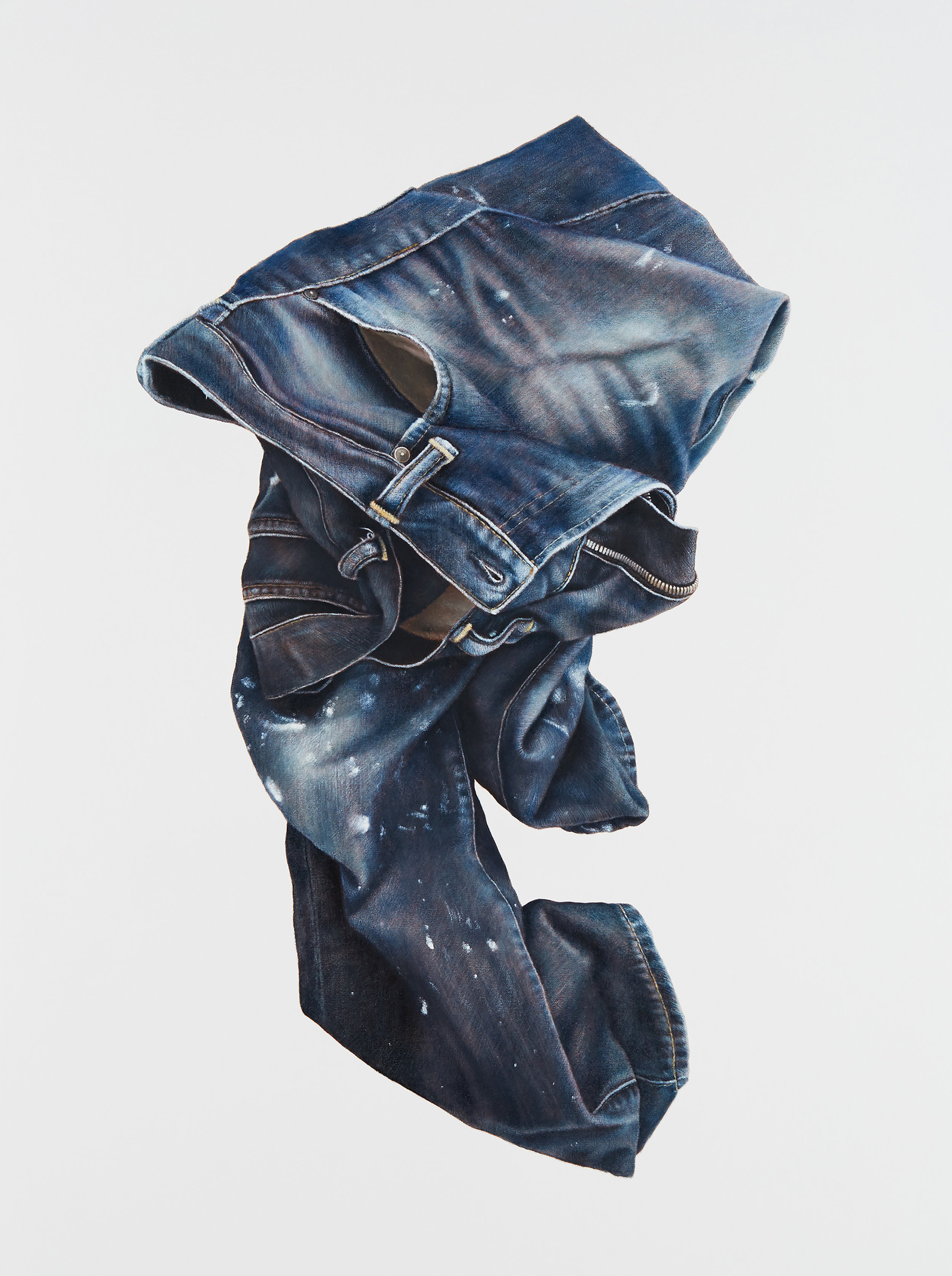Study in Blue, Oil on canvas, 30" x 40"