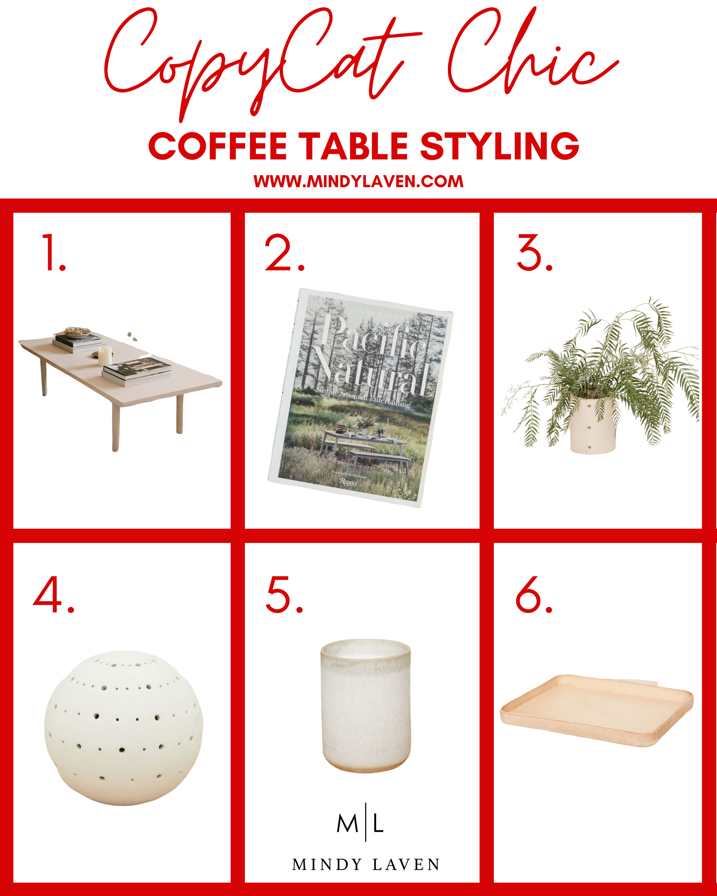 Copycat Chic Coffee Table Styling Mindy Laven