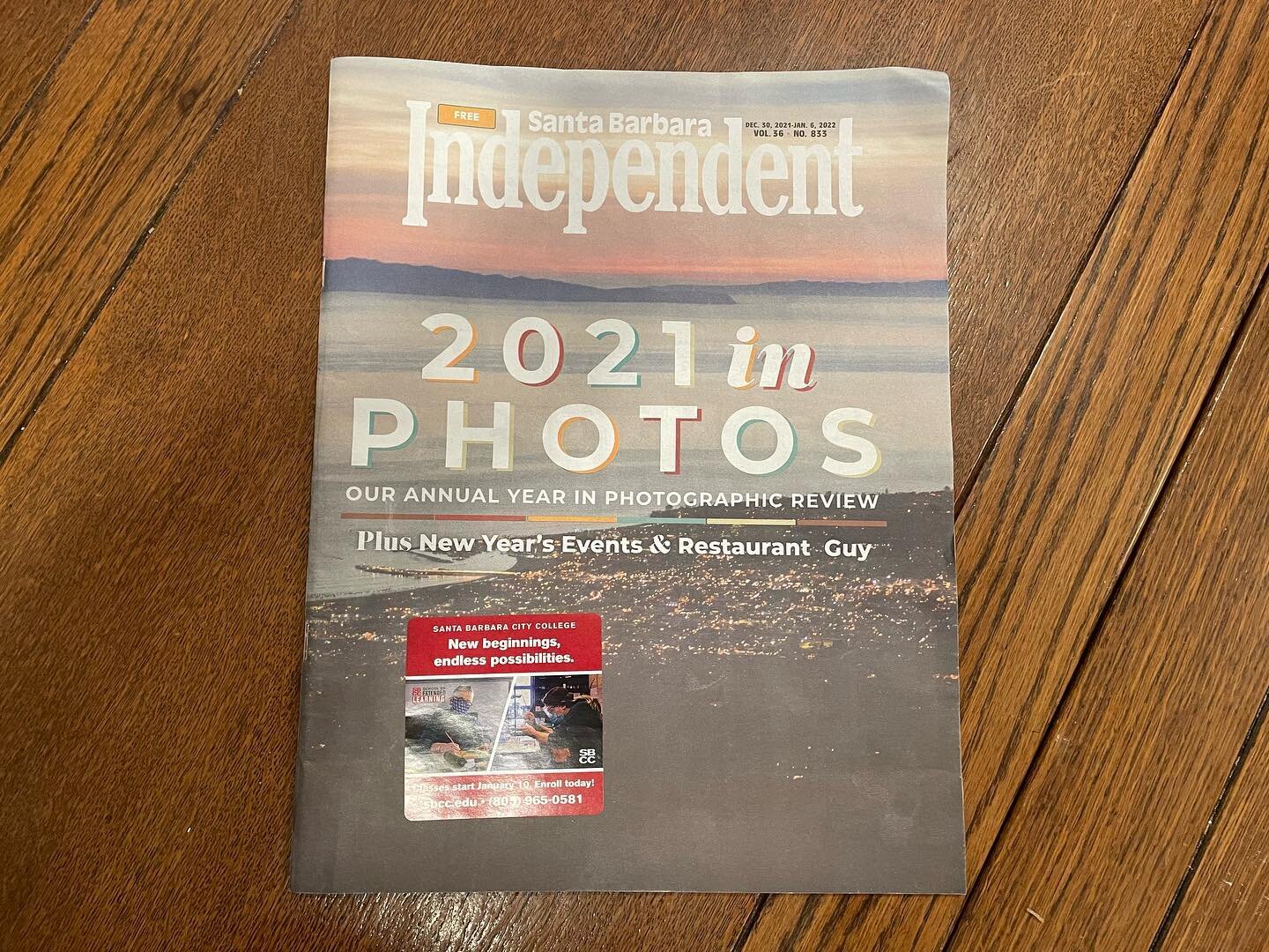 I&rsquo;m stoked for my photo to make the cover of the kick-ass @sbindependent Swipe for the full image. #happynewyear