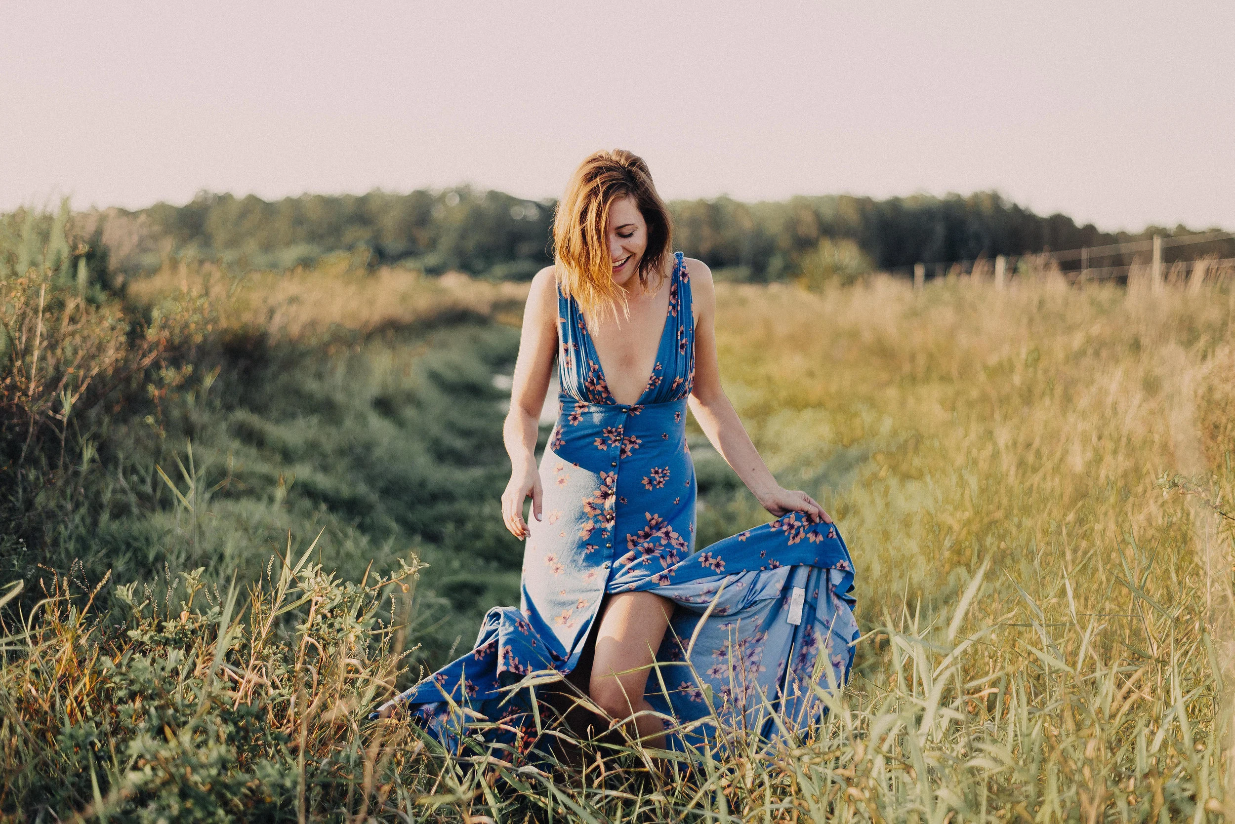 Free People | Other Days Maxi | Katelyn Now | Golden Hour Photo Shoot