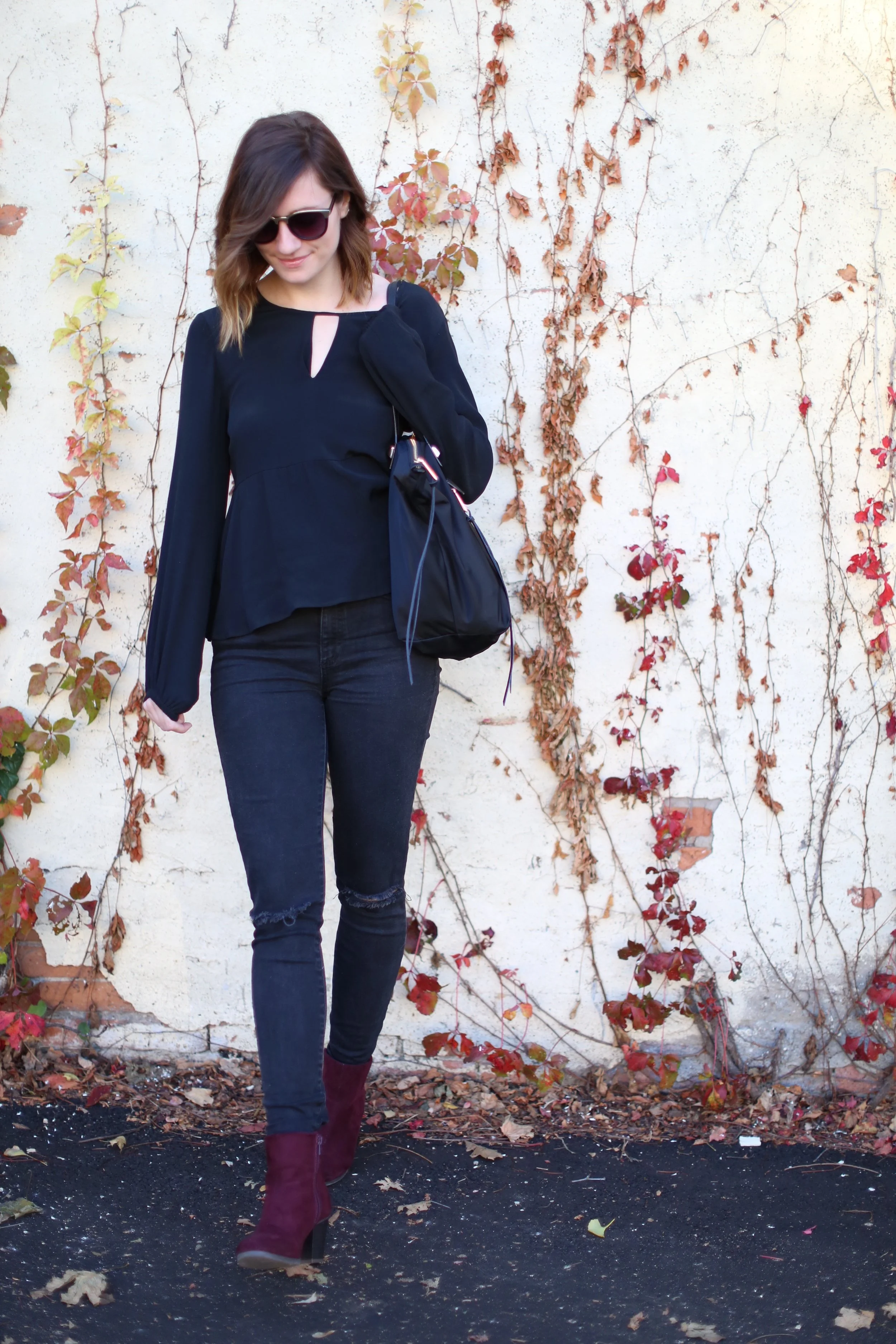 All Black | Woodbury Lane | Katelyn Now | Fall Style