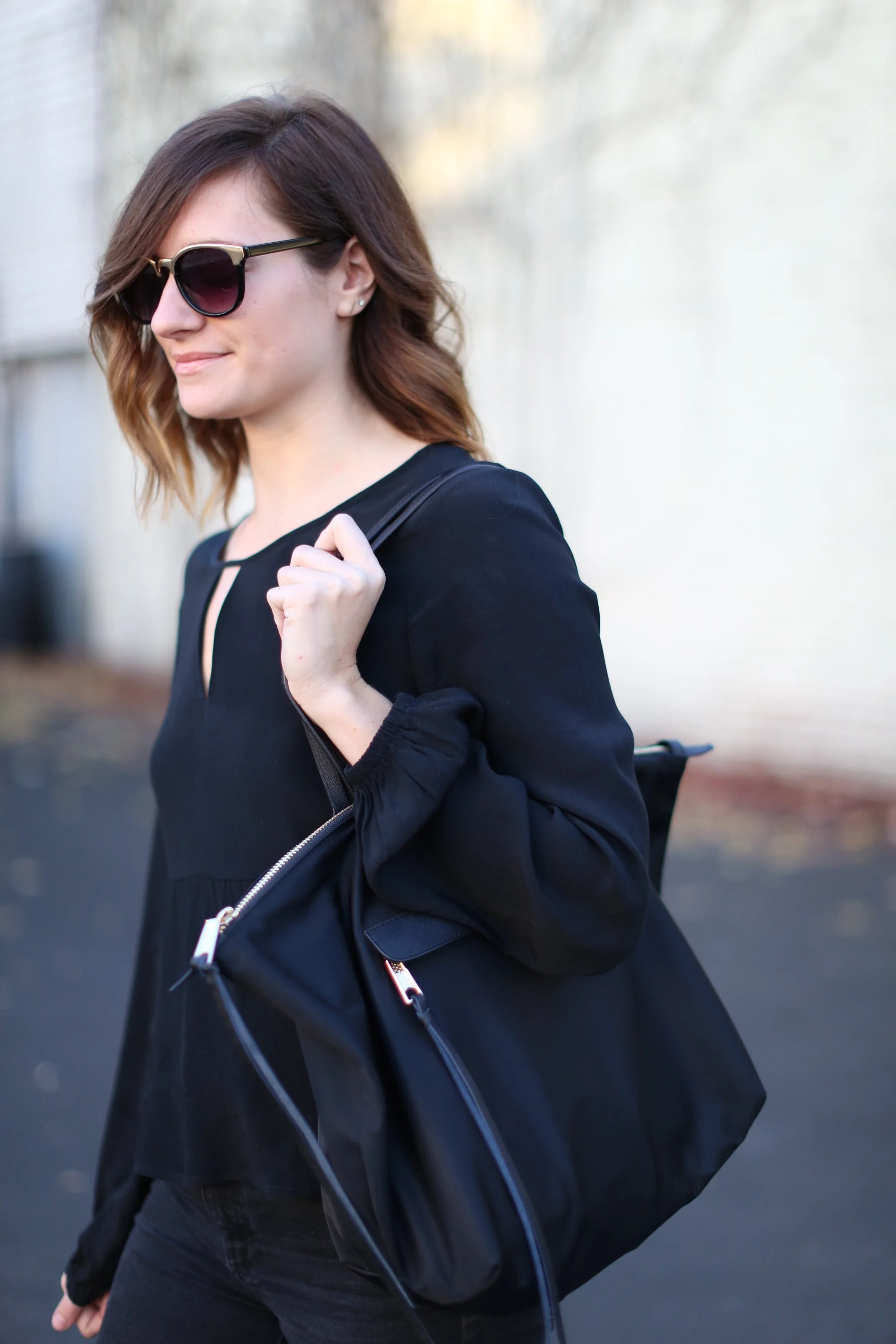 All Black | Woodbury Lane | Katelyn Now | Fall Style