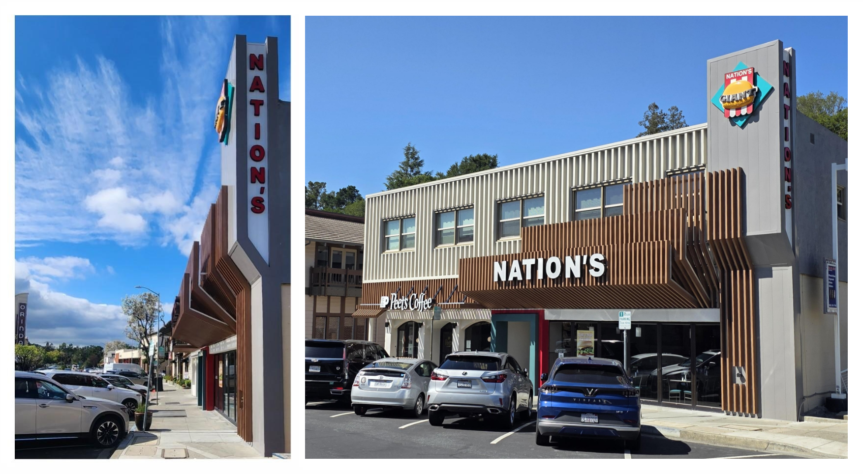 NEW NATION'S & PEET'S FACADE | ORINDA CA