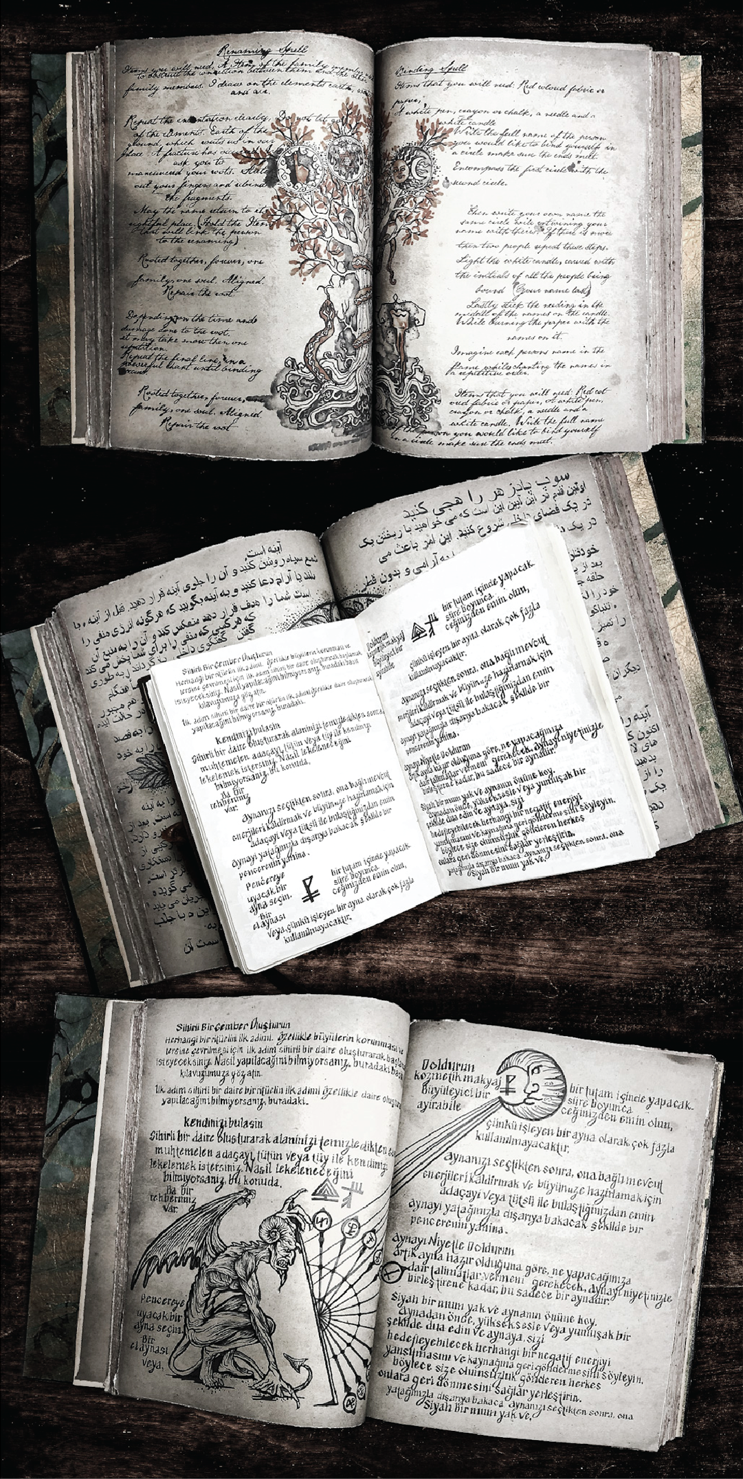 Spell Book Pages