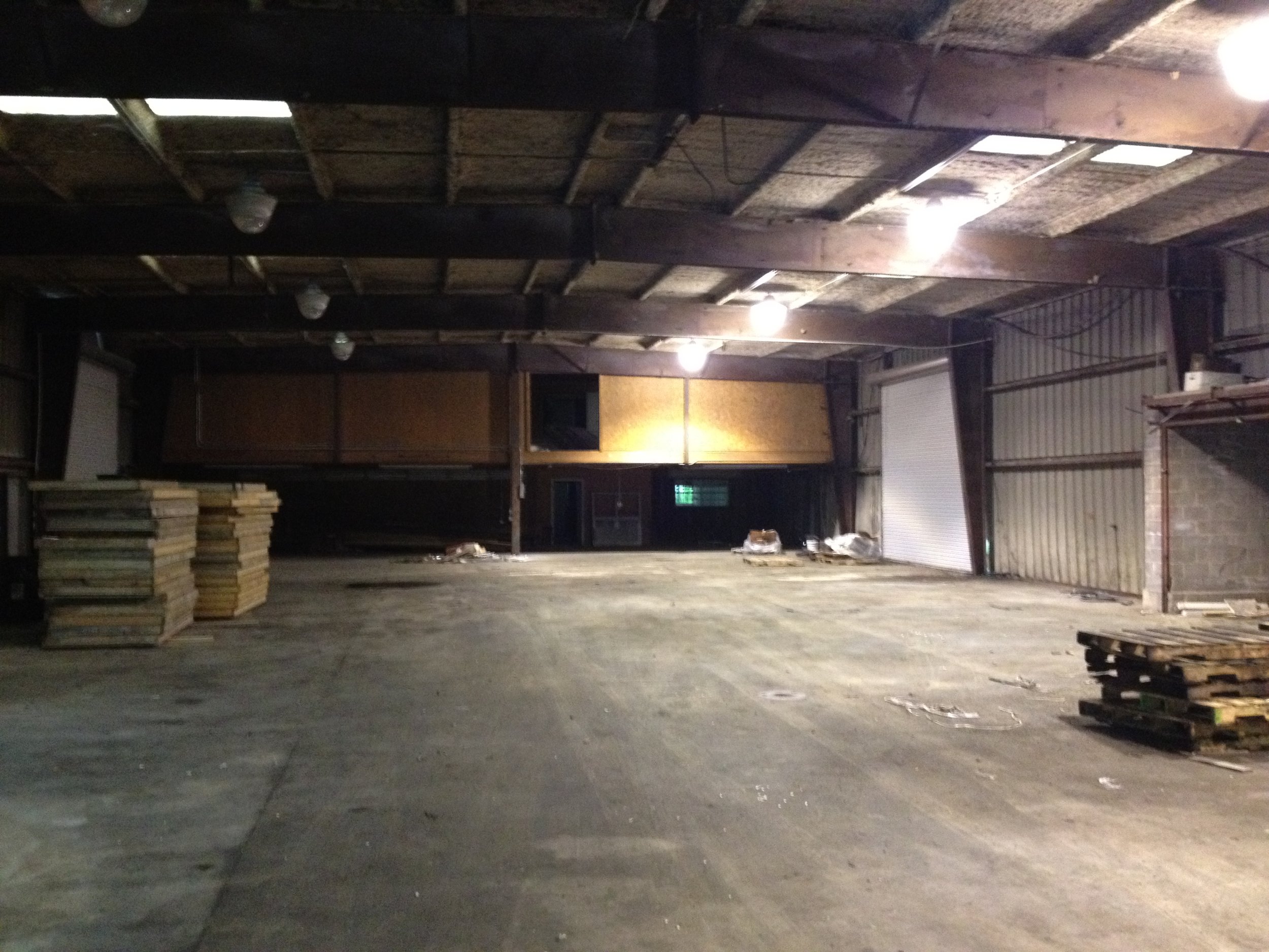 INTERIOR OF WAREHOUSE 1A