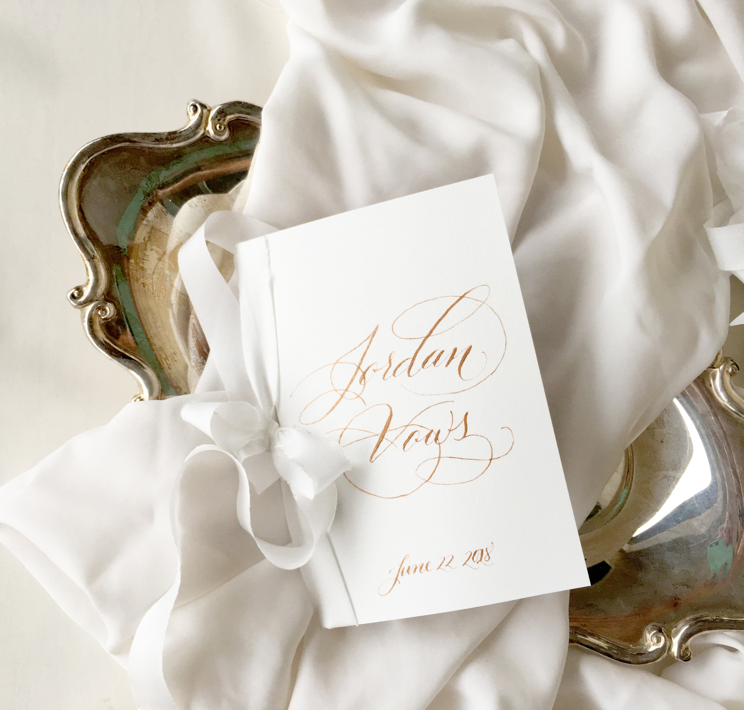 personalized vow book design blush blue wedding book designs