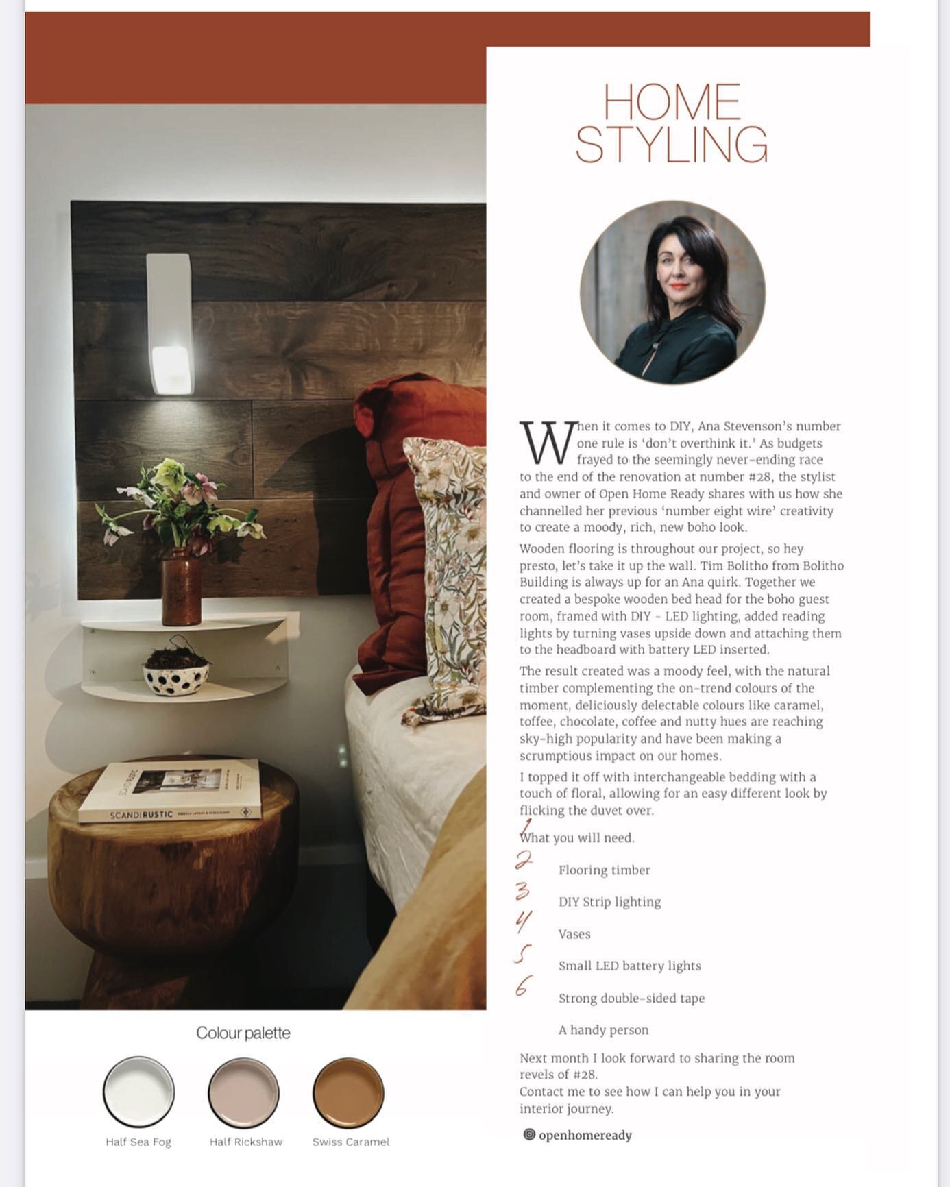 Hot off the press
@nelson__mag 

On trend DIY 
Ana Stevenson- Stylist.