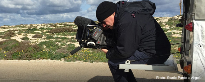 Rosi with his ARRI Amira Kit
