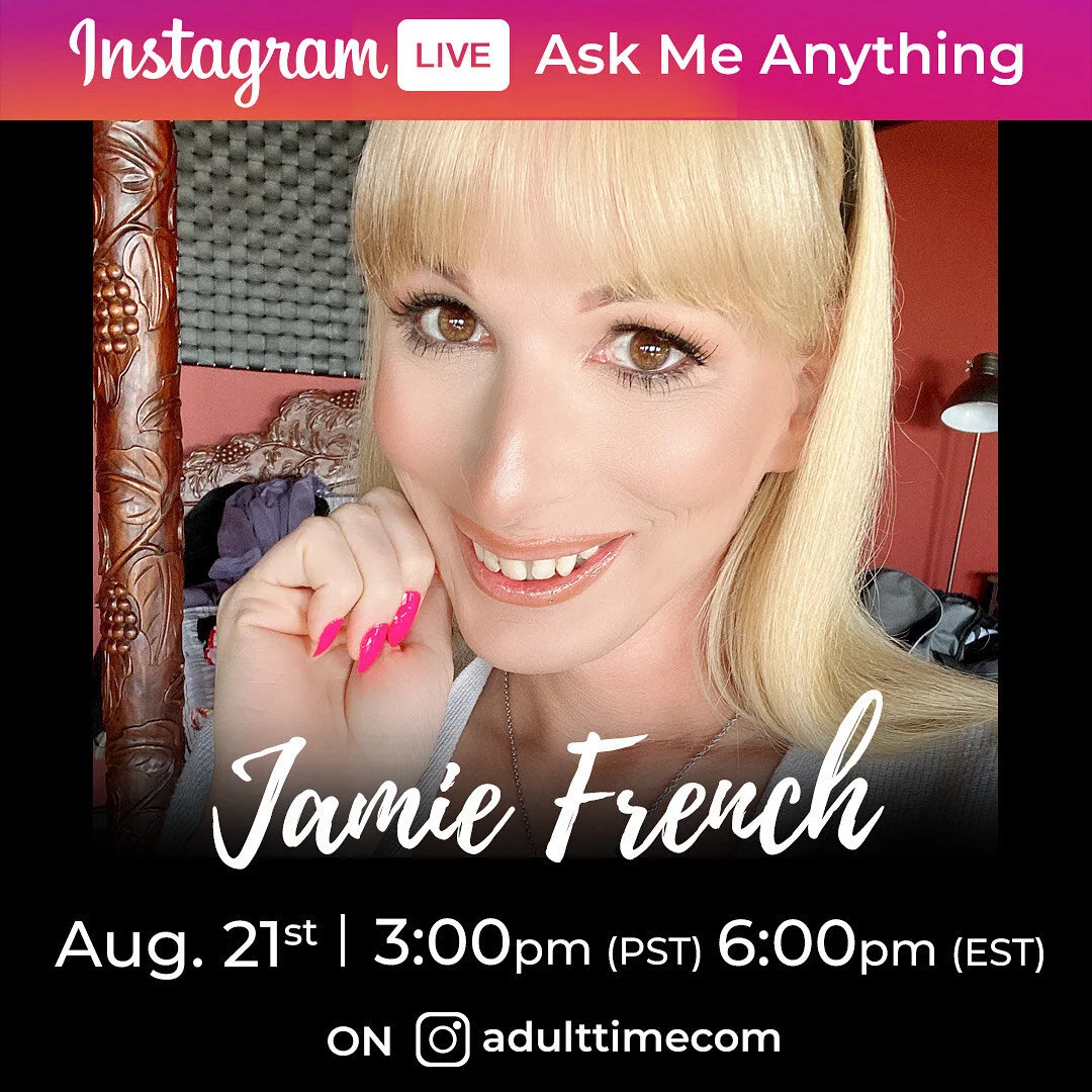 Jamie French Celebrates Milestone Anniversary with Exclusive Adult Time AMA Today at 3pm PST