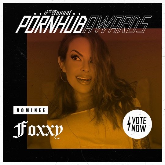 Foxxy Receives Two Pornhub Awards Nominations
