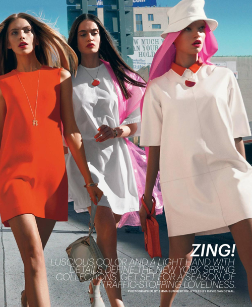 Zing! by Emma Summerton for New York Times T Magazine