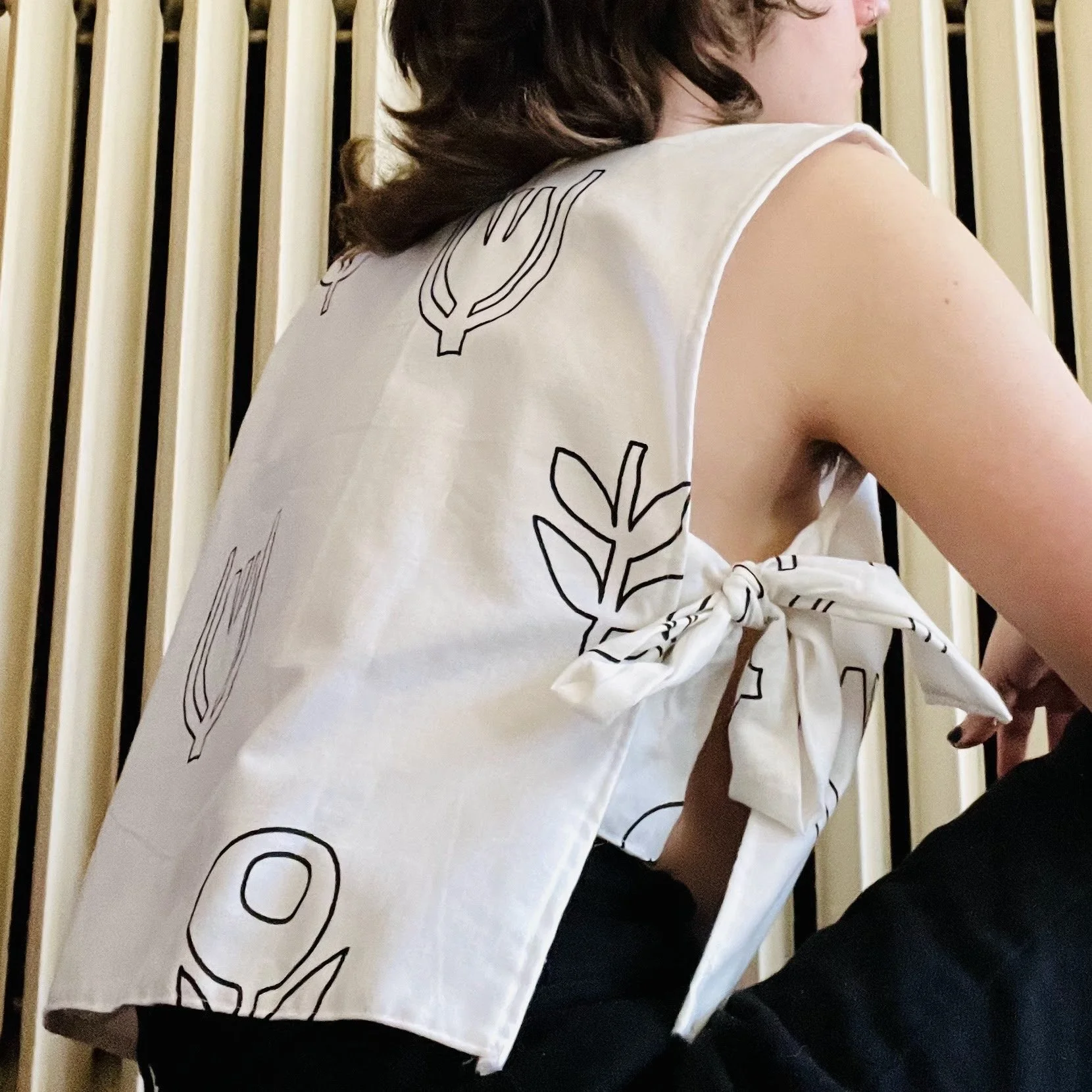 tie smock top sewing pattern — alexa kari