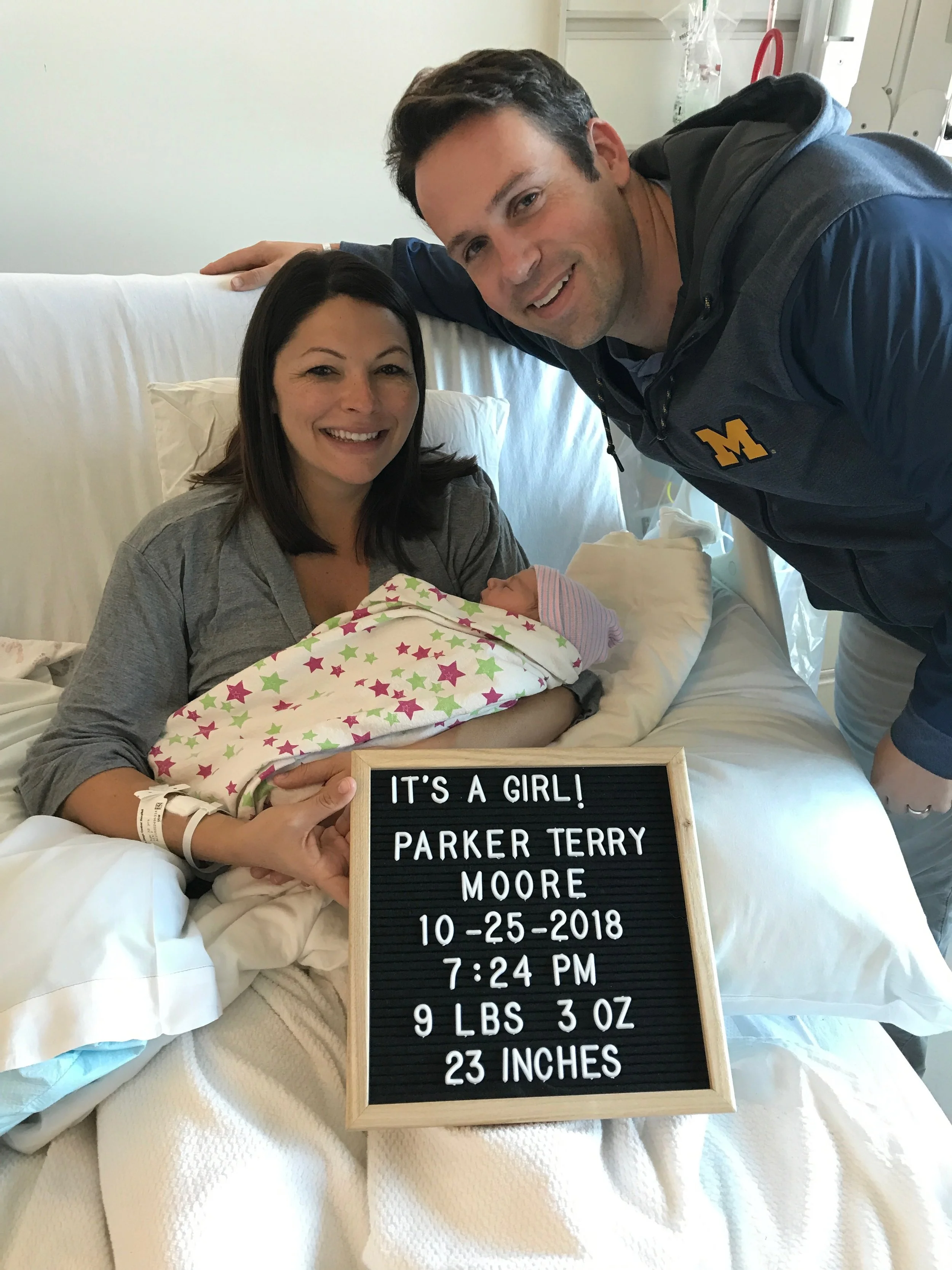 More Hospital Photos and sisters meet!