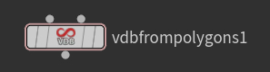 VDB from Polygons SOP 노드