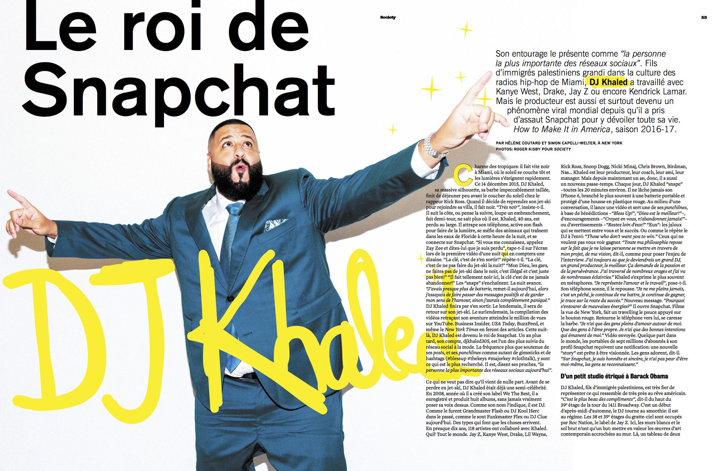  DJ Khaled for Society Magazine 