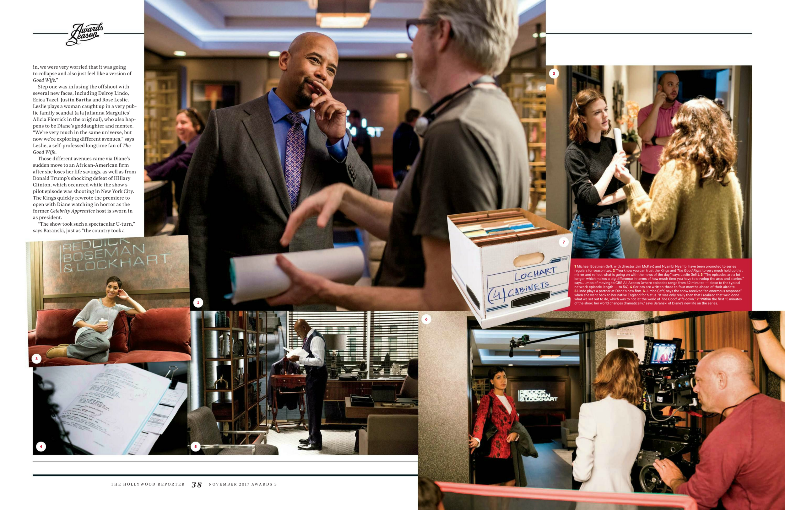 BTS of “The Good Fight” for The Hollywood Reporter
