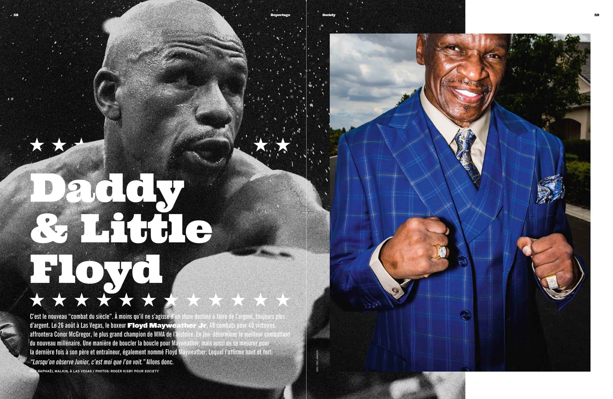 Floyd Mayweather Sr. for Society Magazine