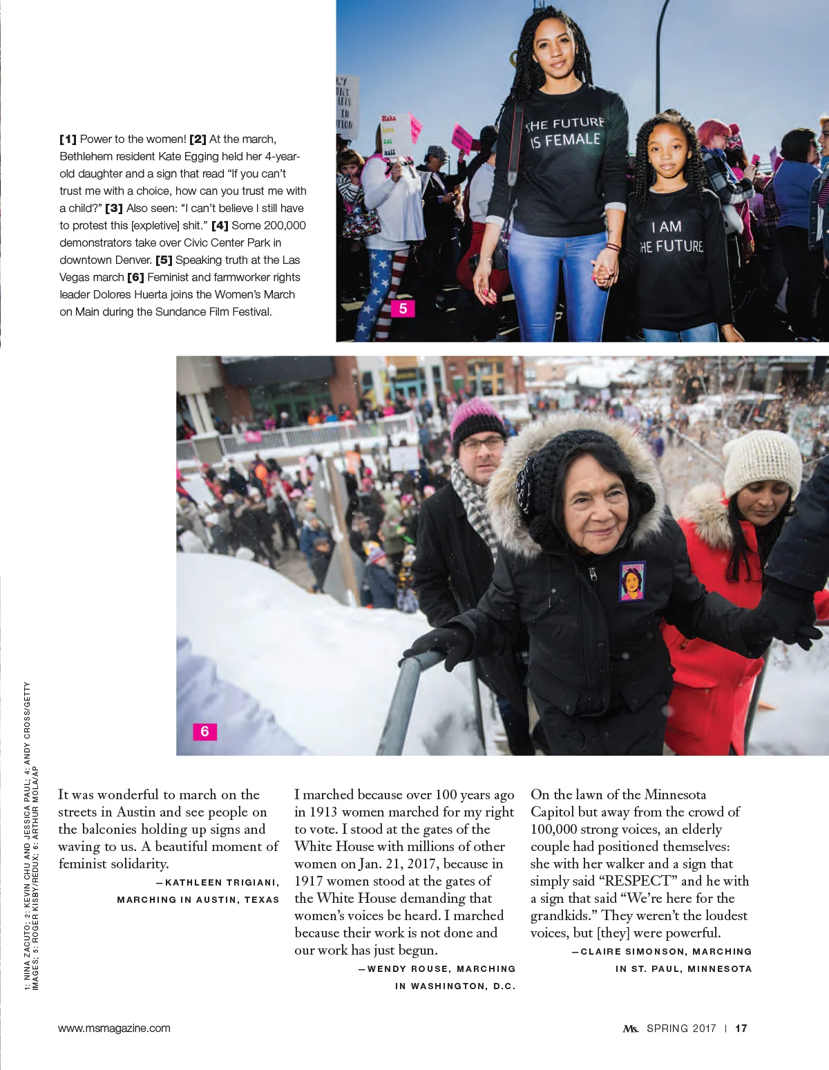 Inaugural Women’s March - Ms. Magazine