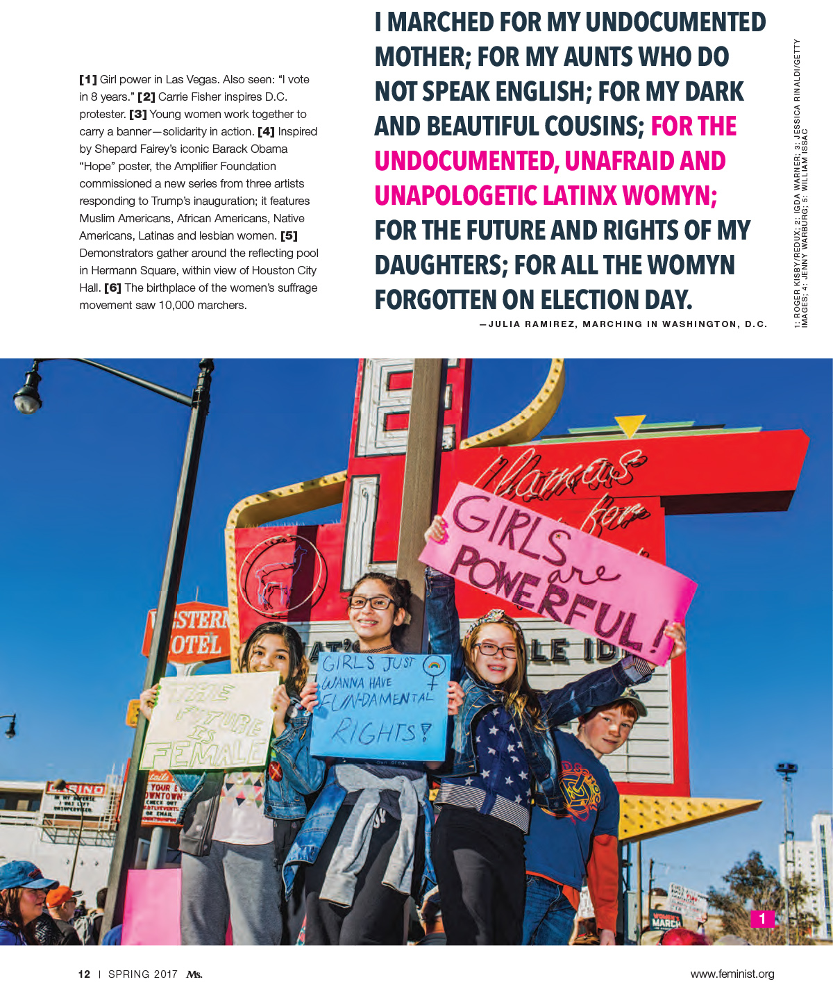 Inaugural Women’s March - Ms. Magazine