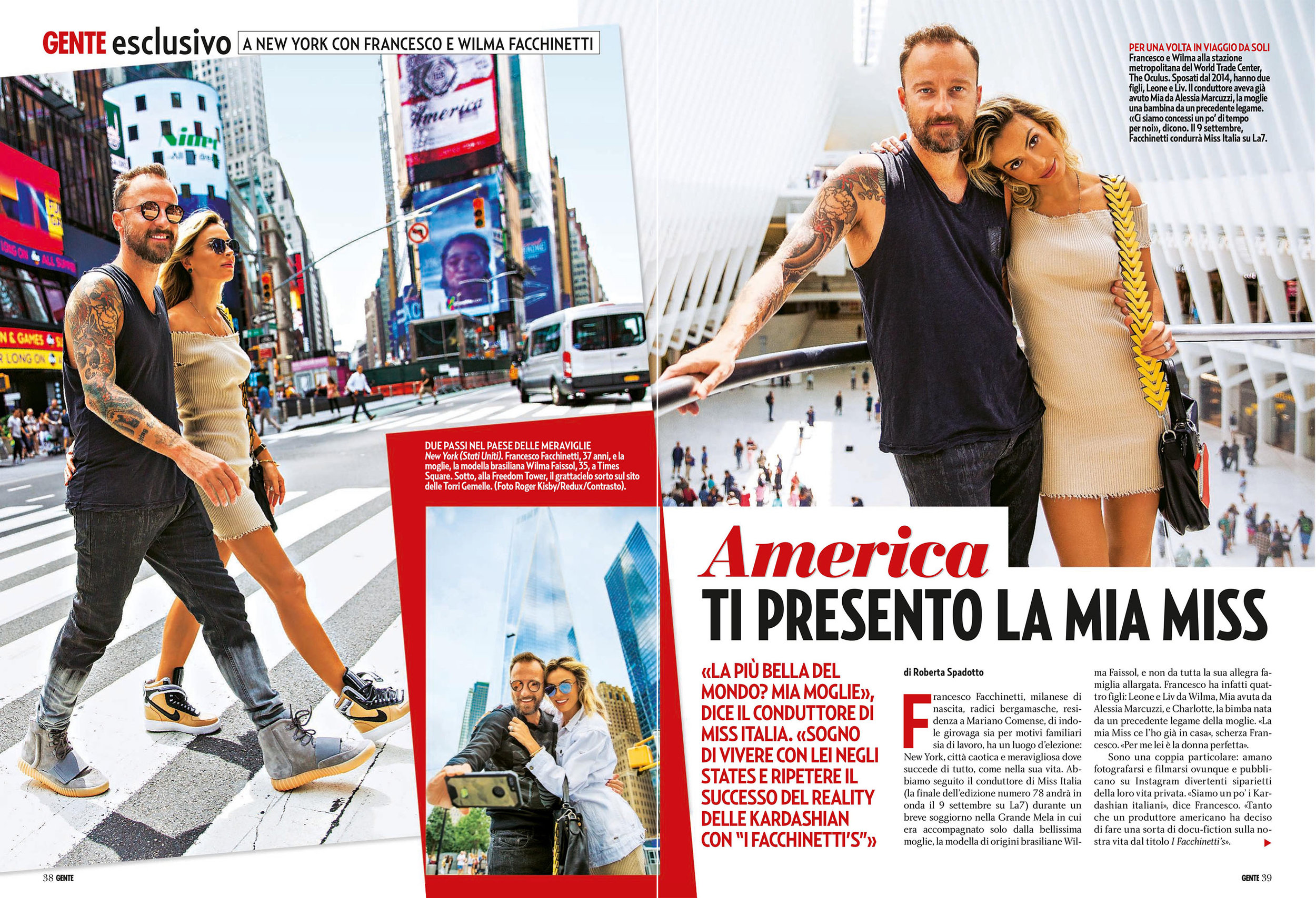  Wilma and Francesco Facchinetti for Gente Magazine 