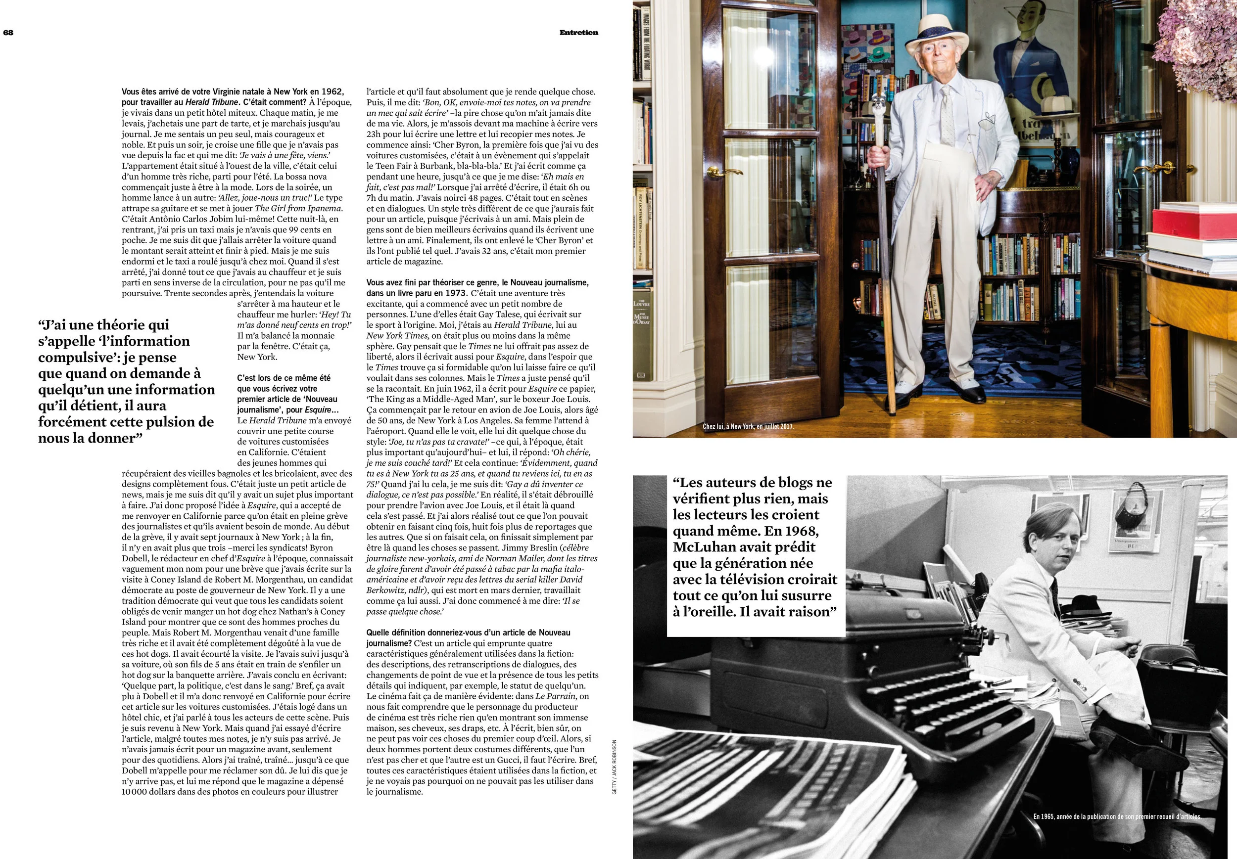 Tom Wolfe for Society Magazine