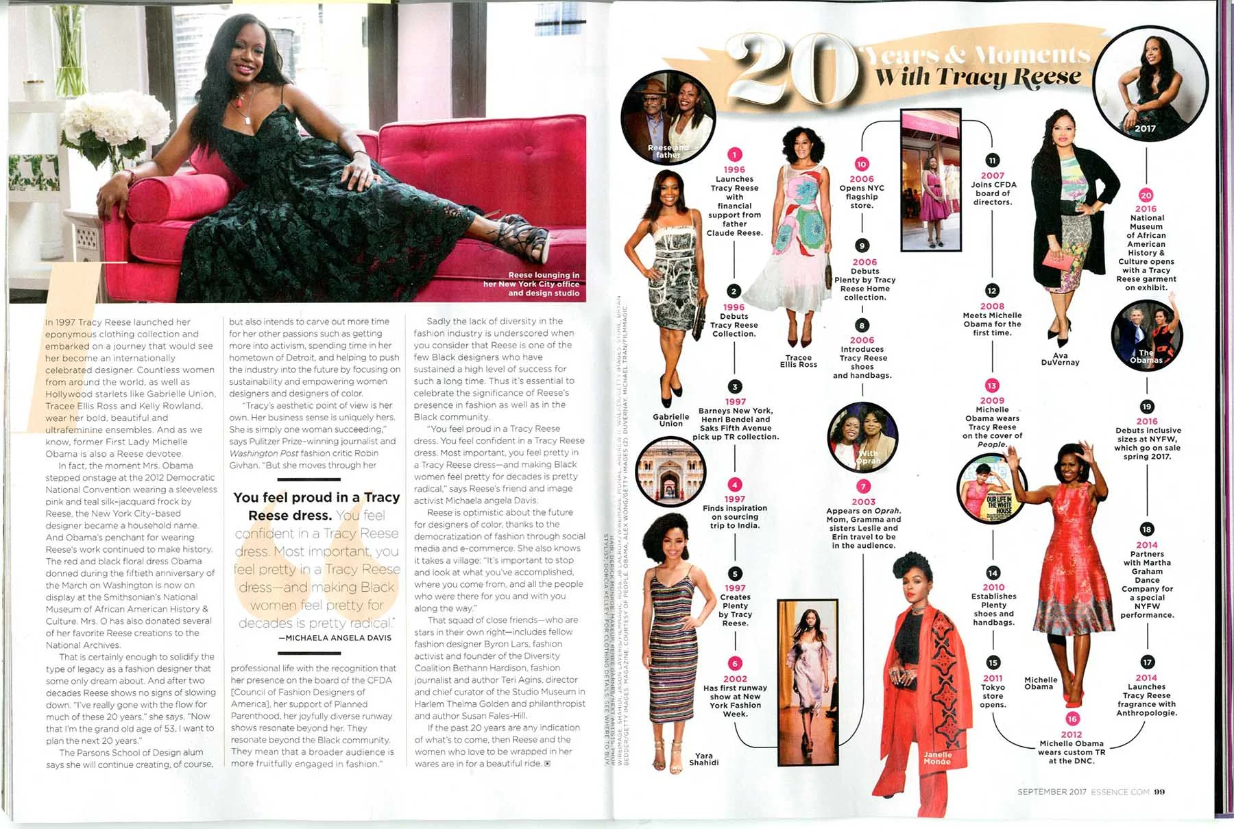 Tracy Reese for Essence Magazine