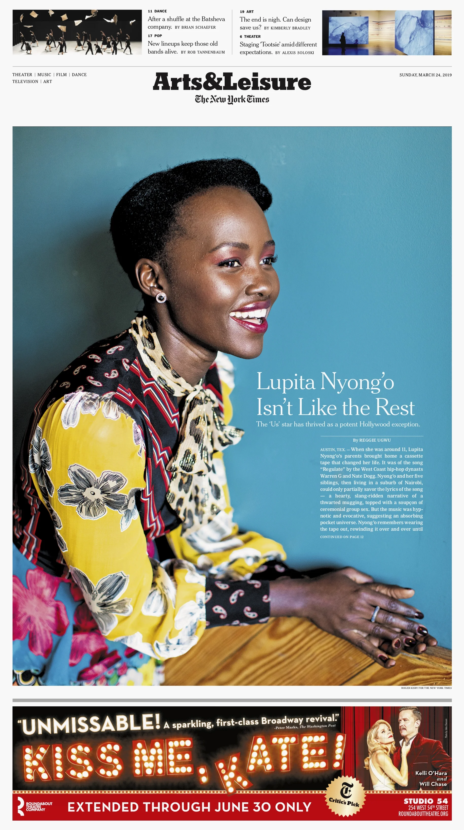 Lupita Nyong'o for New York Times