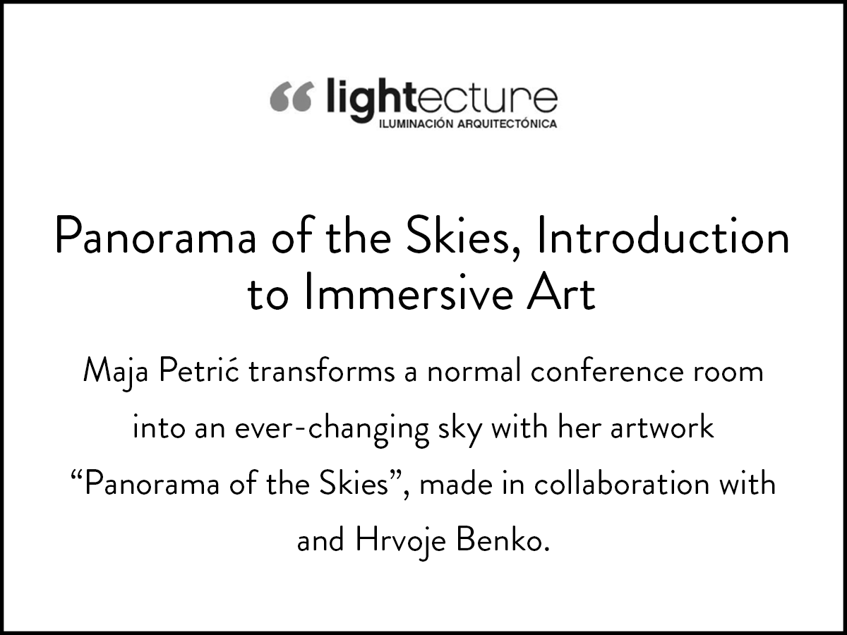 Lightecture introduces immersive art through the immersive installation, A Panorama of the Skies.