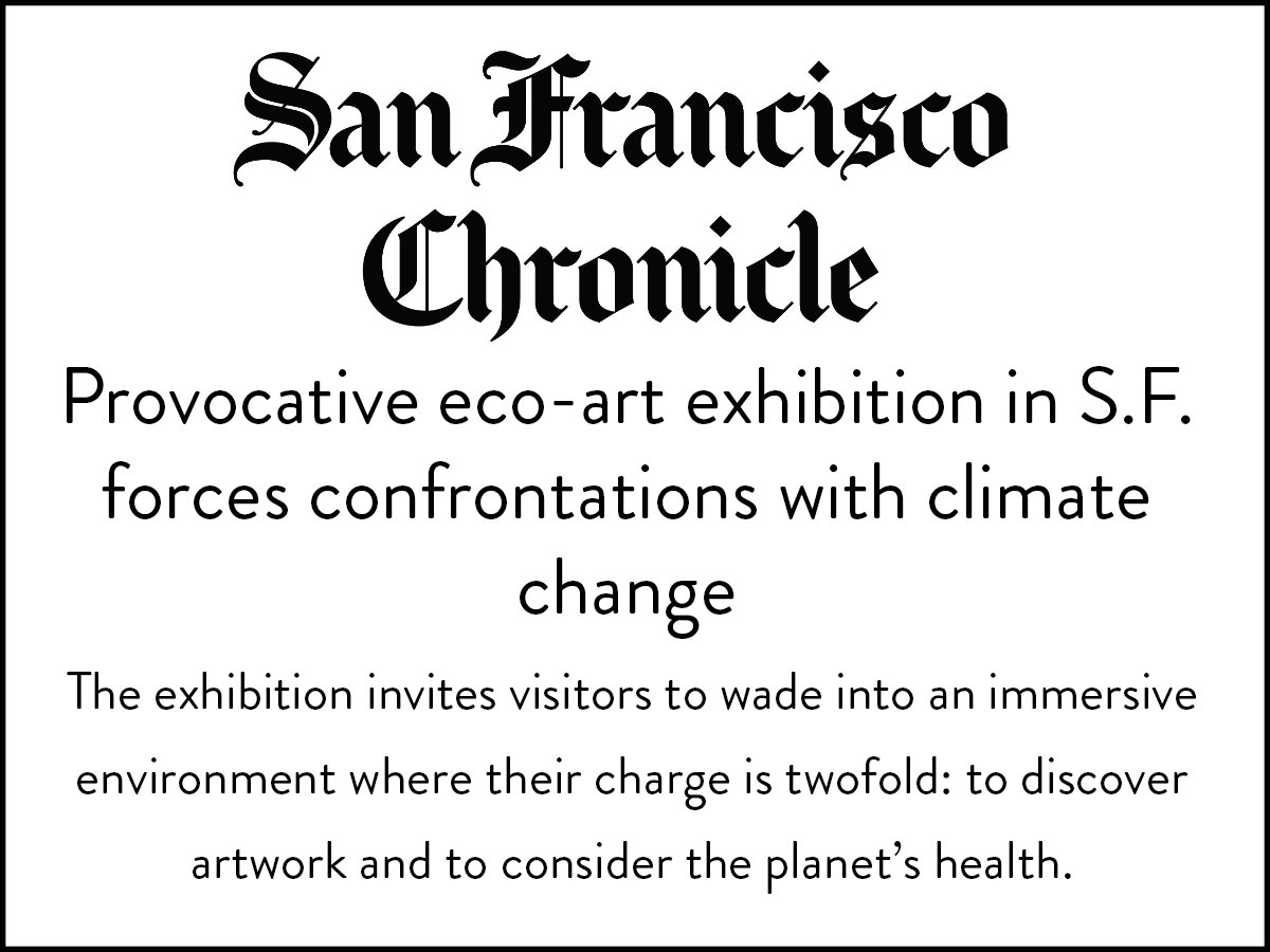 Art exhibition at Cliff House, including sculpture Lost Skies, featured in San Francisco Chronicle.
