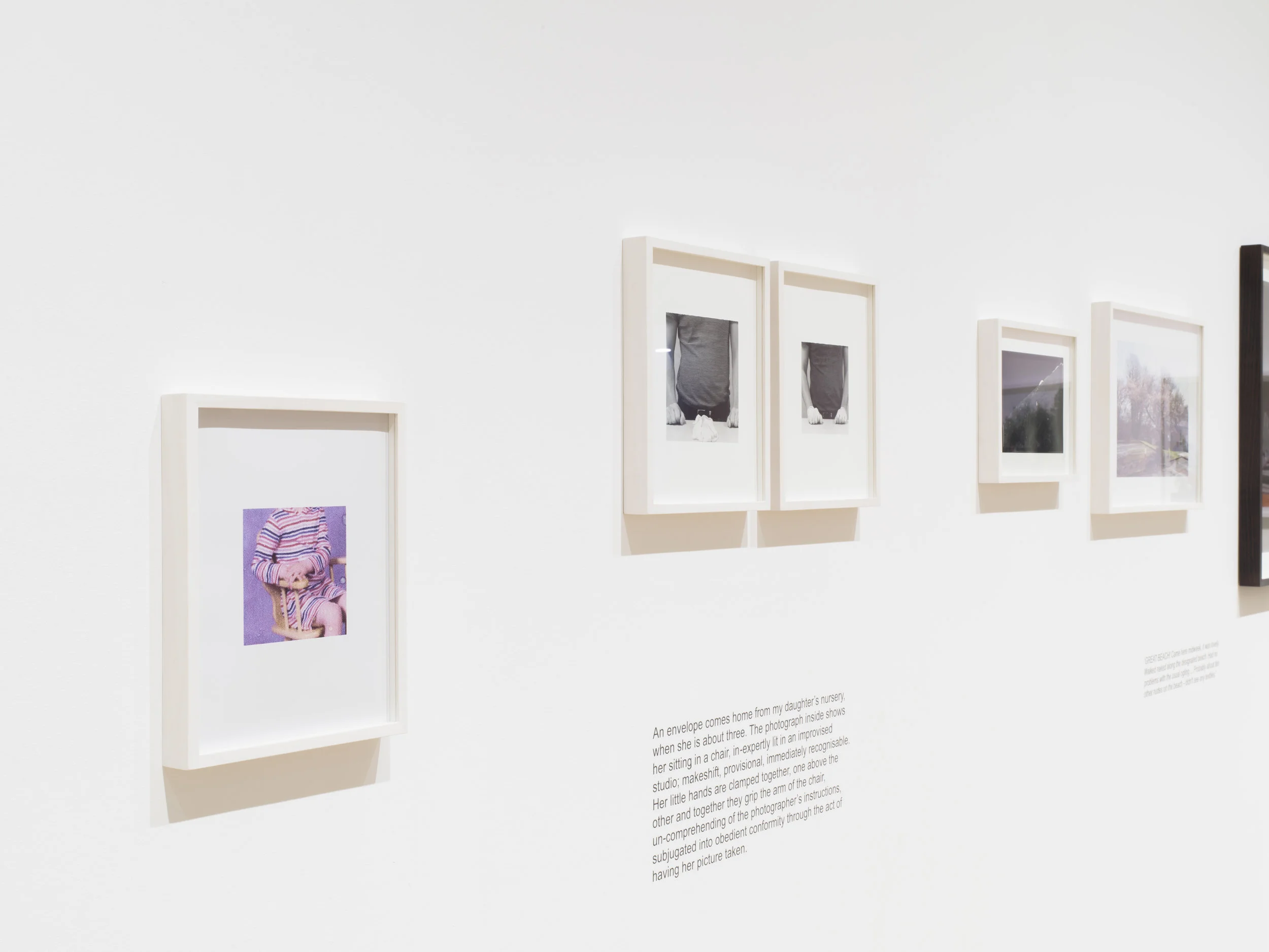 Installation of The Curious Moaning of Kenfig Burrows, (detail) Glynn Vivian Gallery, Swansea 2017 photograph: Prim