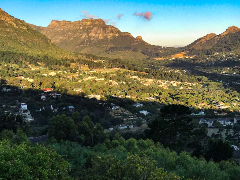 Late afternoon overlooking the town