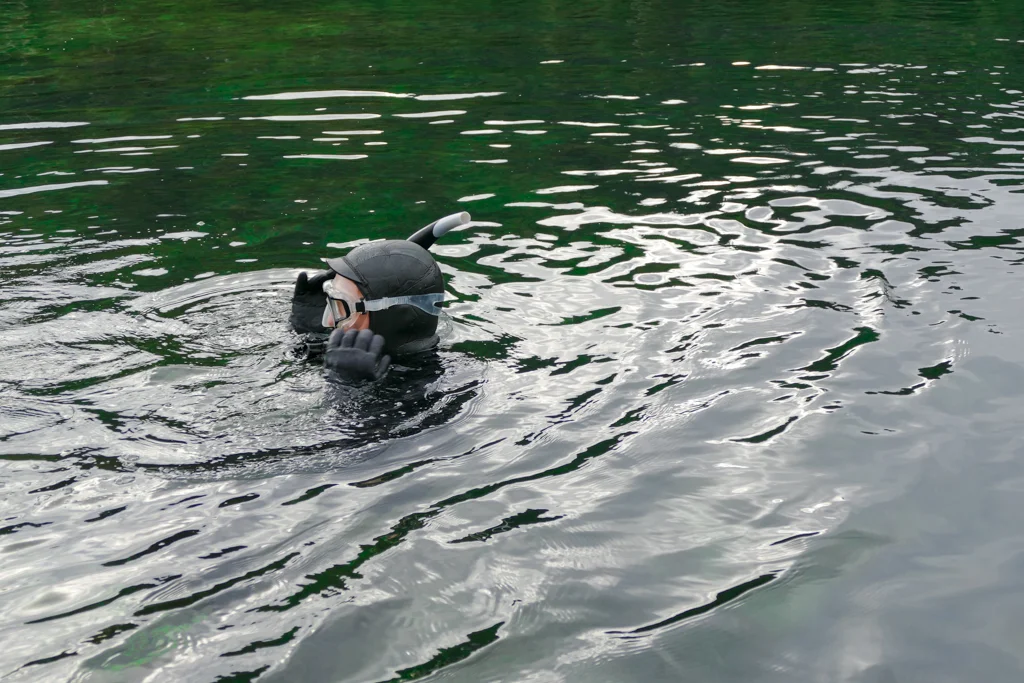  Kyle collecting samples 