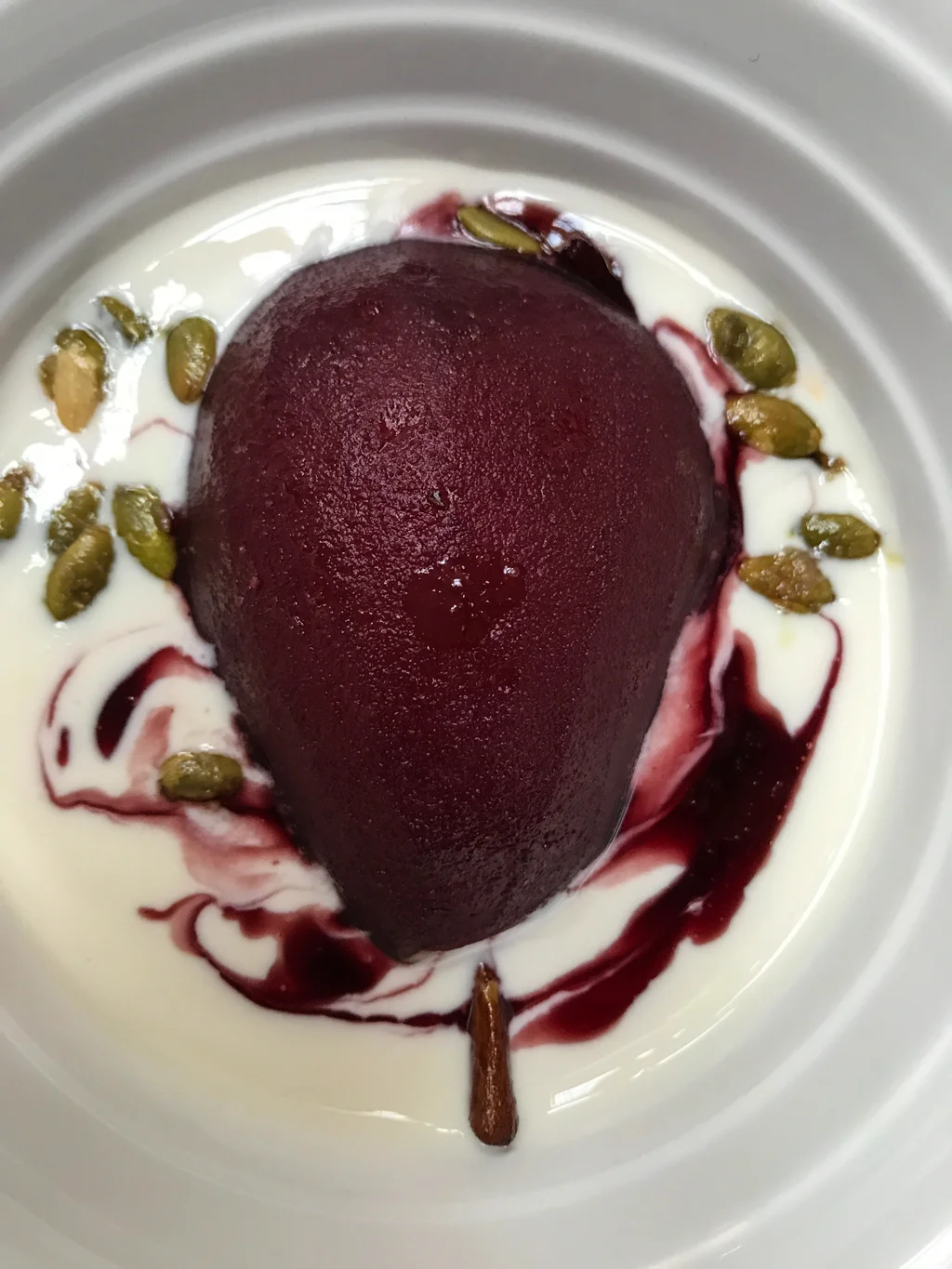  Poached pears 