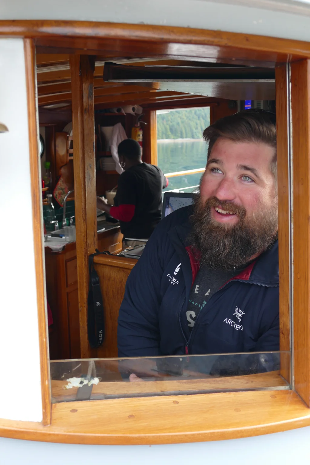  Our happy skipper 