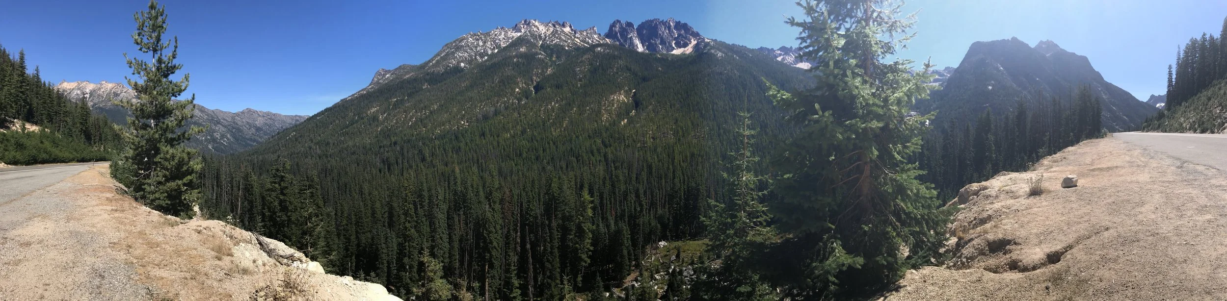 Panorama of the mountains
