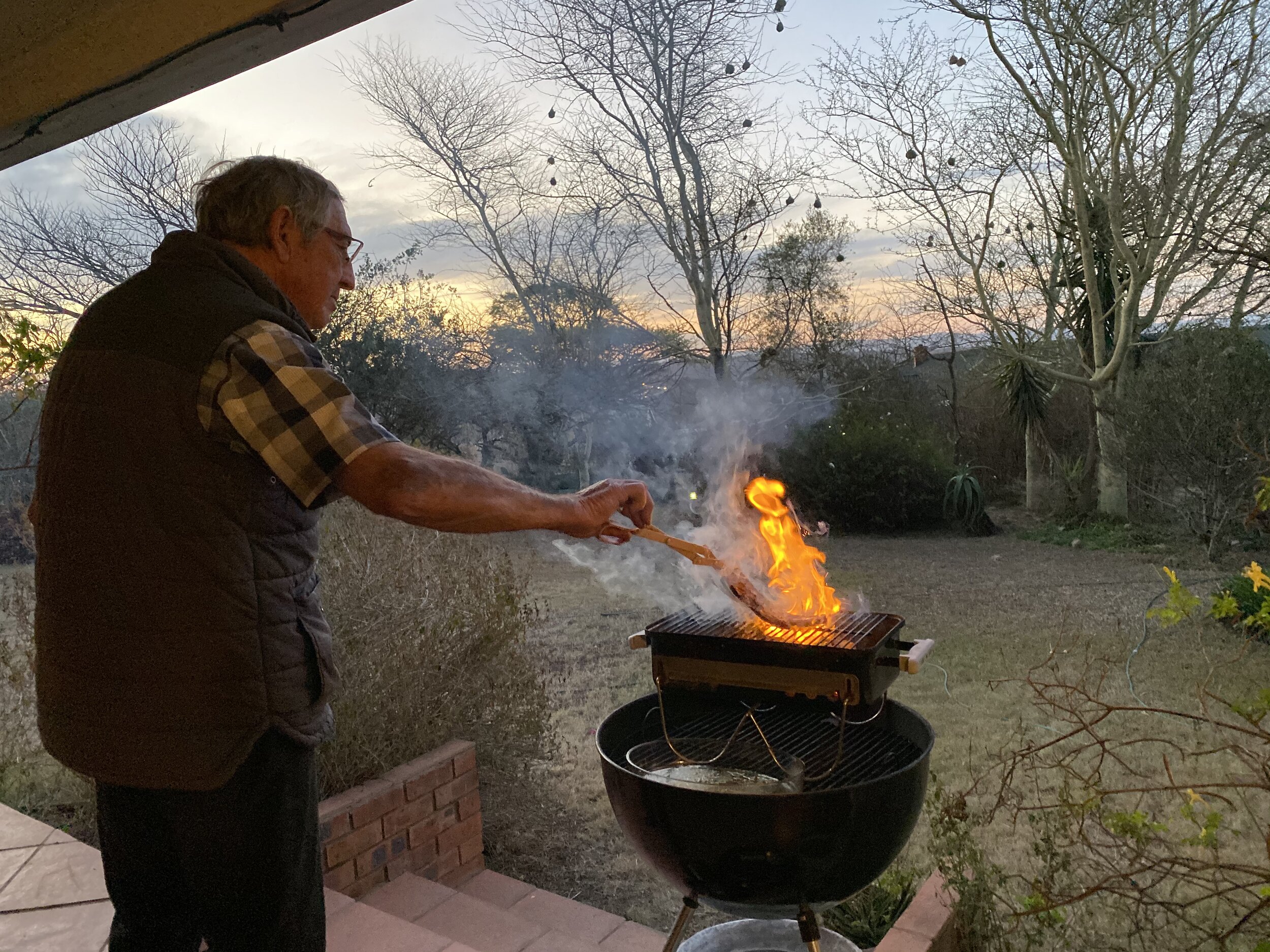 First meal, of course, was a braai!