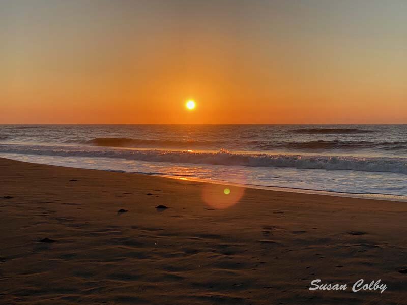 Sunrise over the dunes