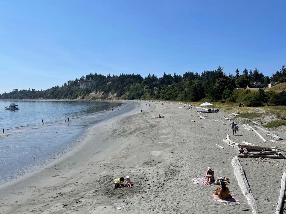 Low tide at Fort Worden