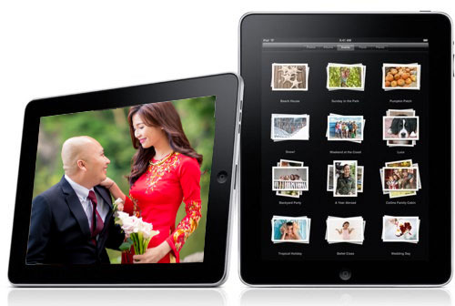 We deliver our photos conveniently in an Apple iPad Mini. Share a slideshow, send it to your family and friends or just browse your photos on the beautiful 7.9" Retina Display. *Applicable for Long Event / Wedding Package only