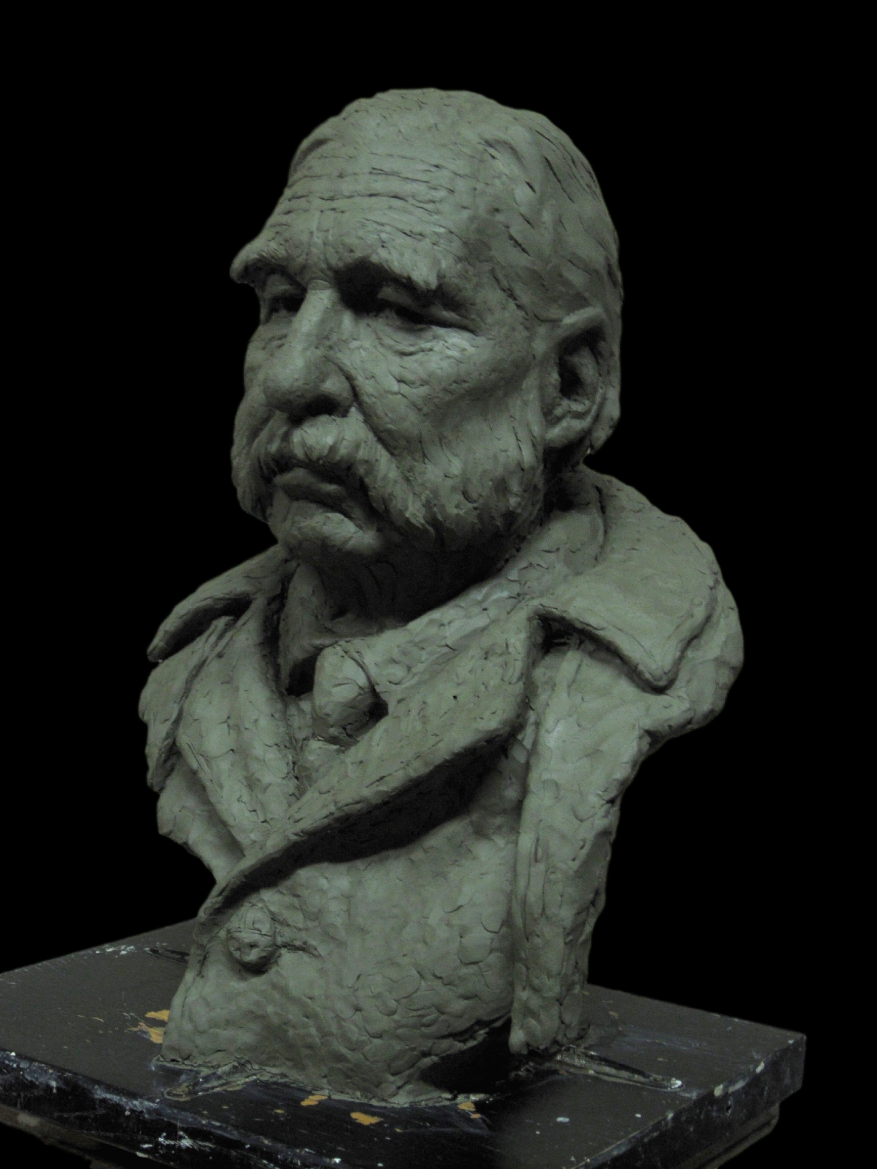 "They call him Victor" in clay