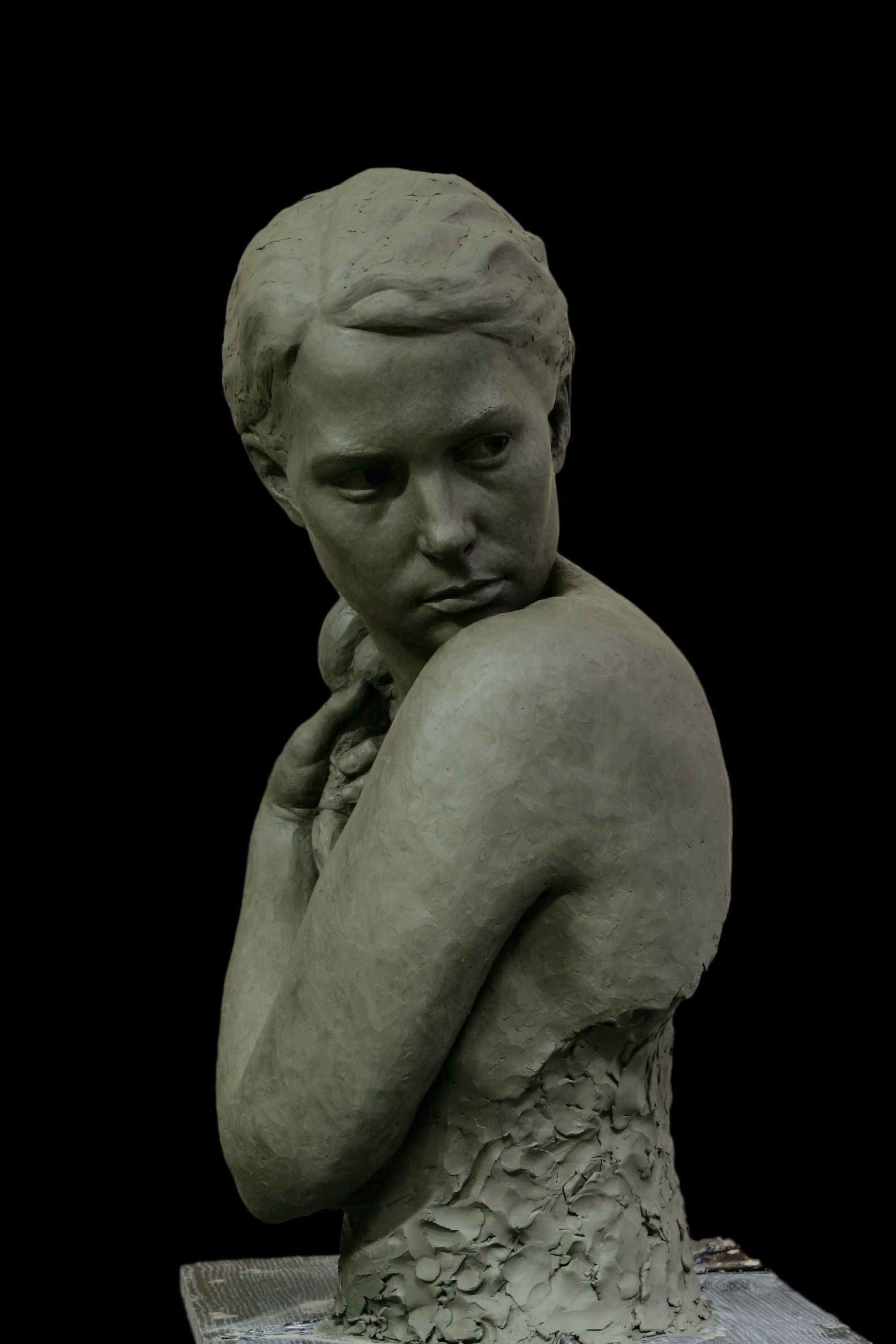 "Amanda" in clay