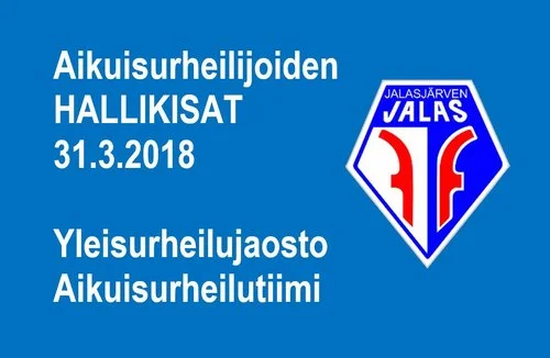 Aikuisurheilijoiden avoimet hallikisat 31.3.2018 